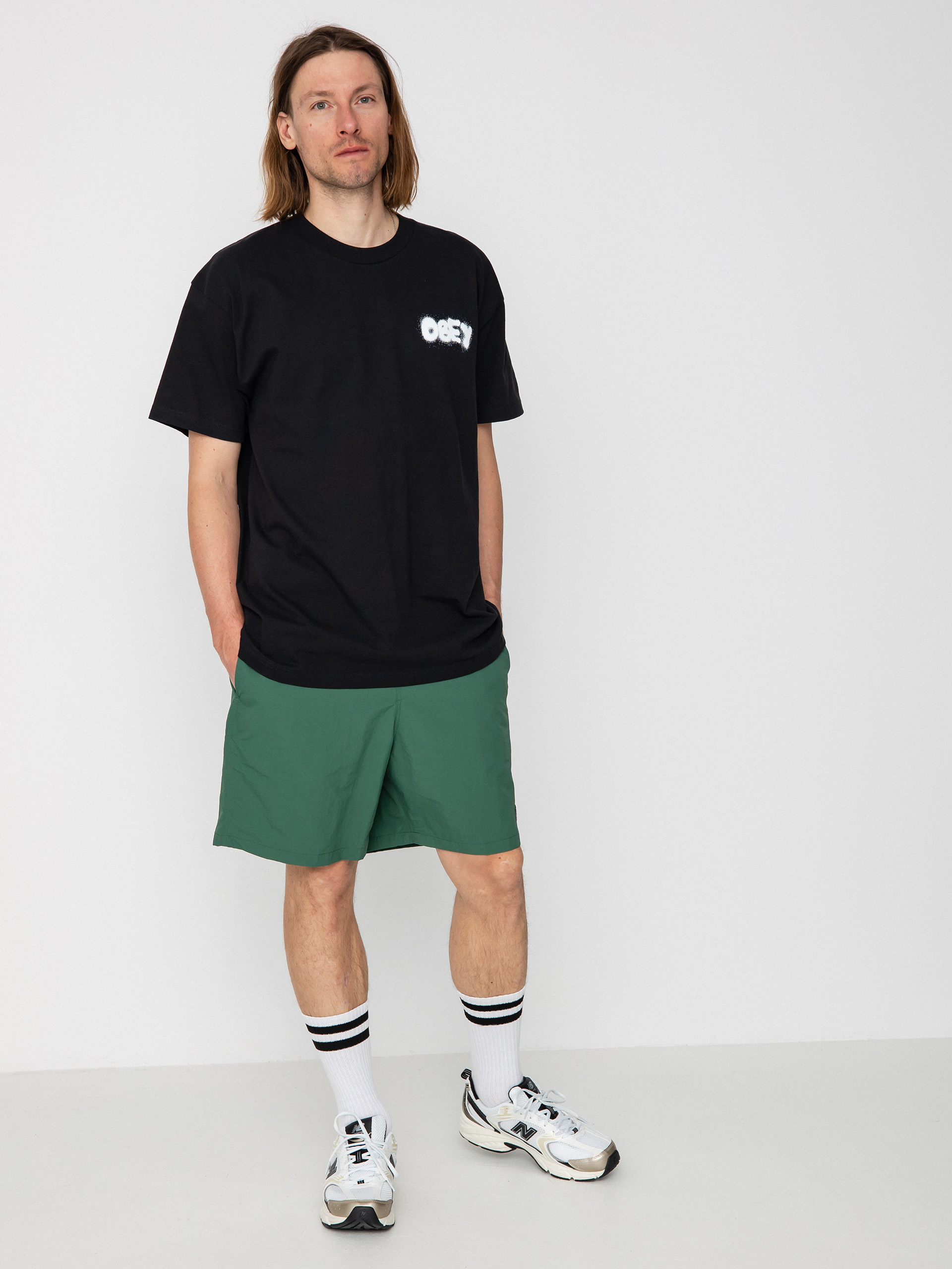 Tričko OBEY Visual Design Studio (black)