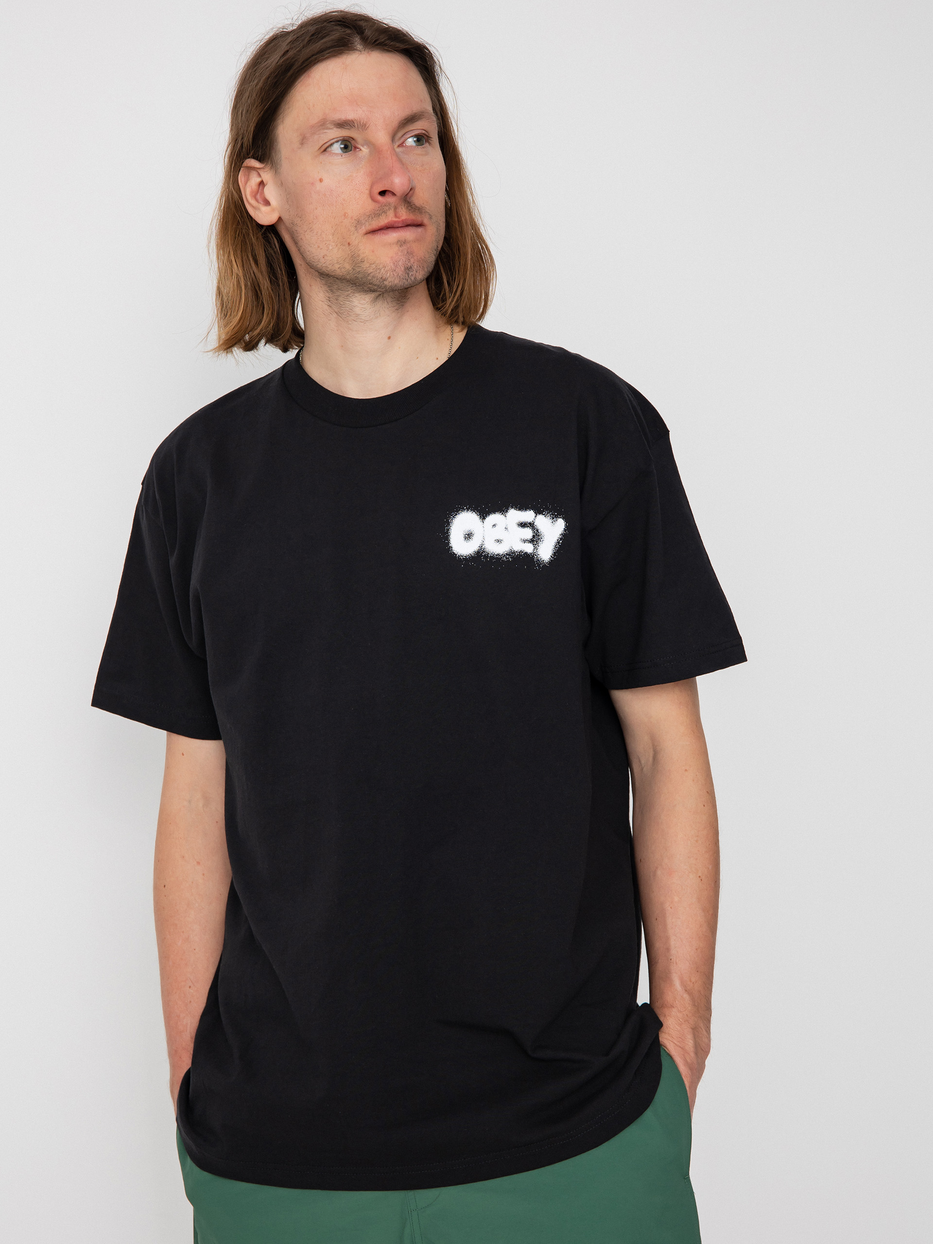 Tričko OBEY Visual Design Studio (black)