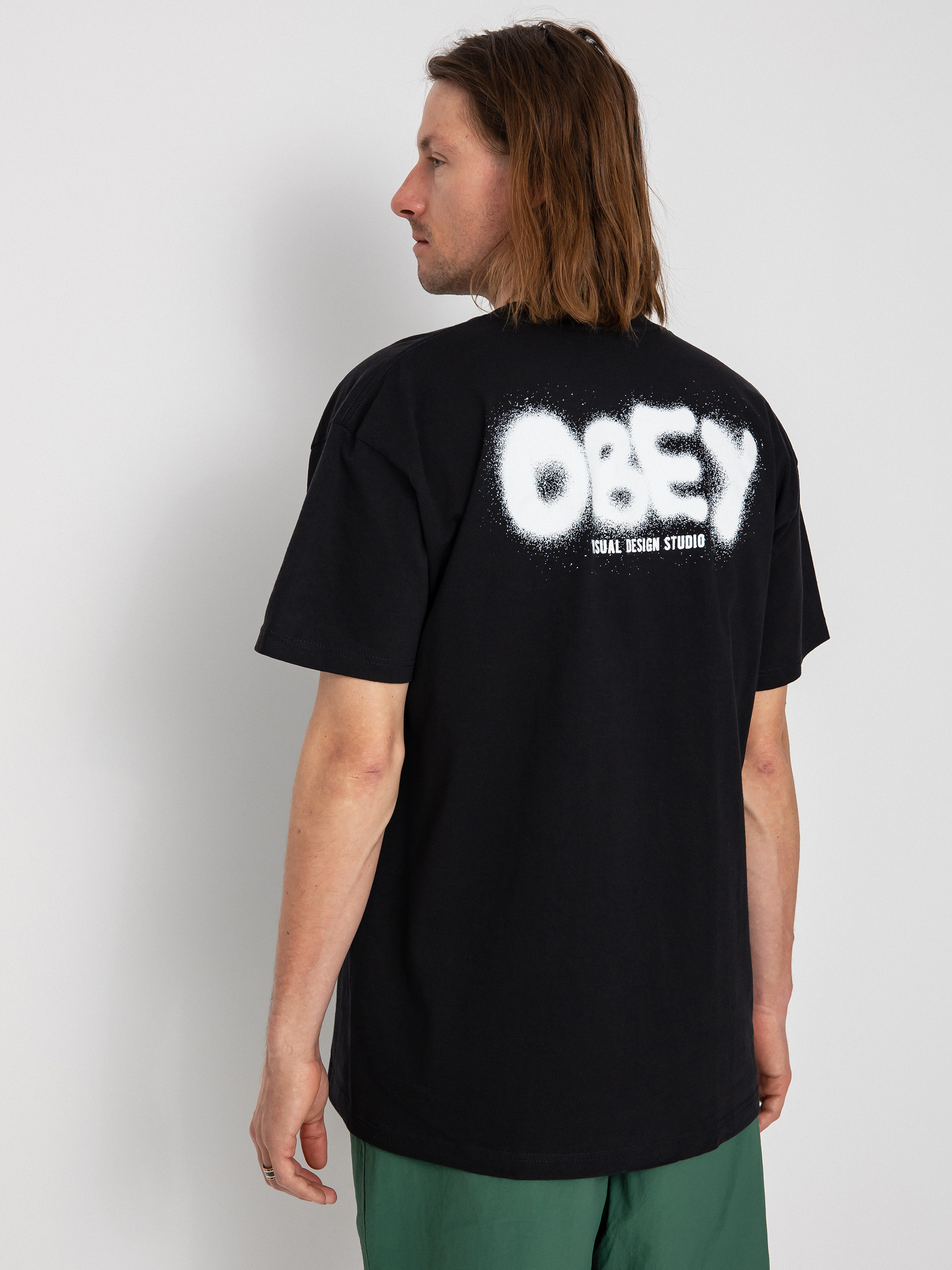 Tričko OBEY Visual Design Studio (black)