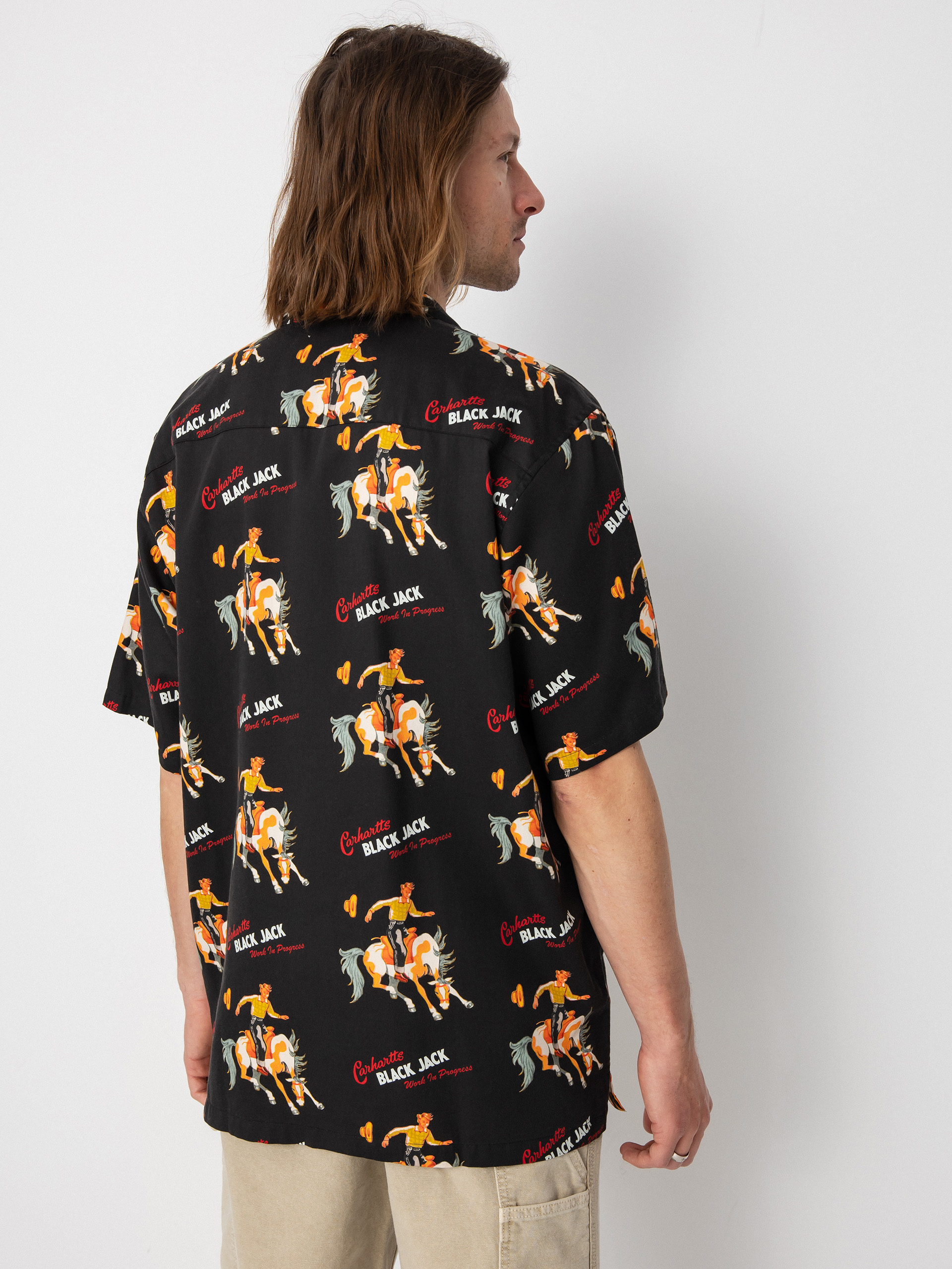 Košeľa Carhartt WIP Black Jack (black jack black)