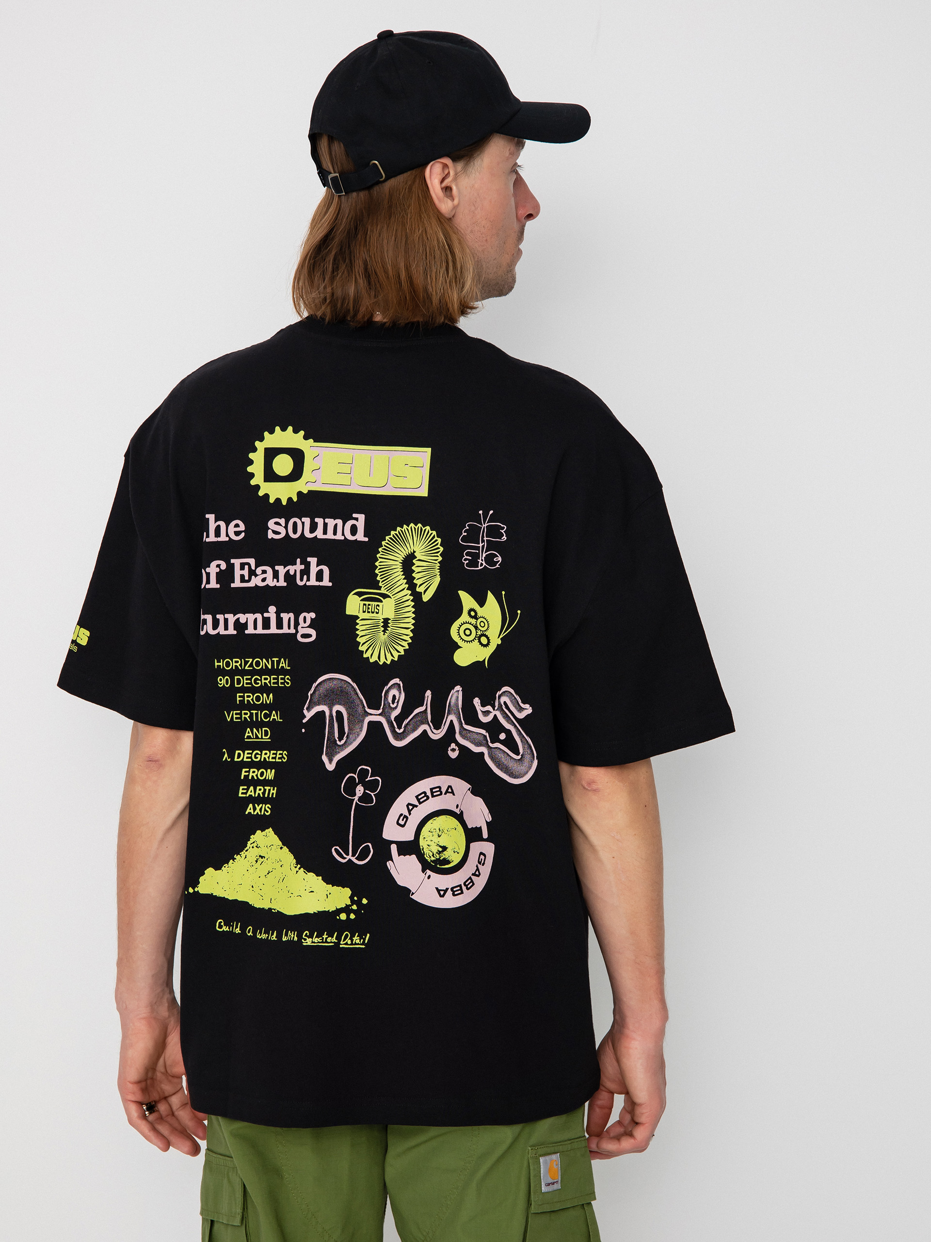 Tričko Deus Ex Machina Service Manual (black)