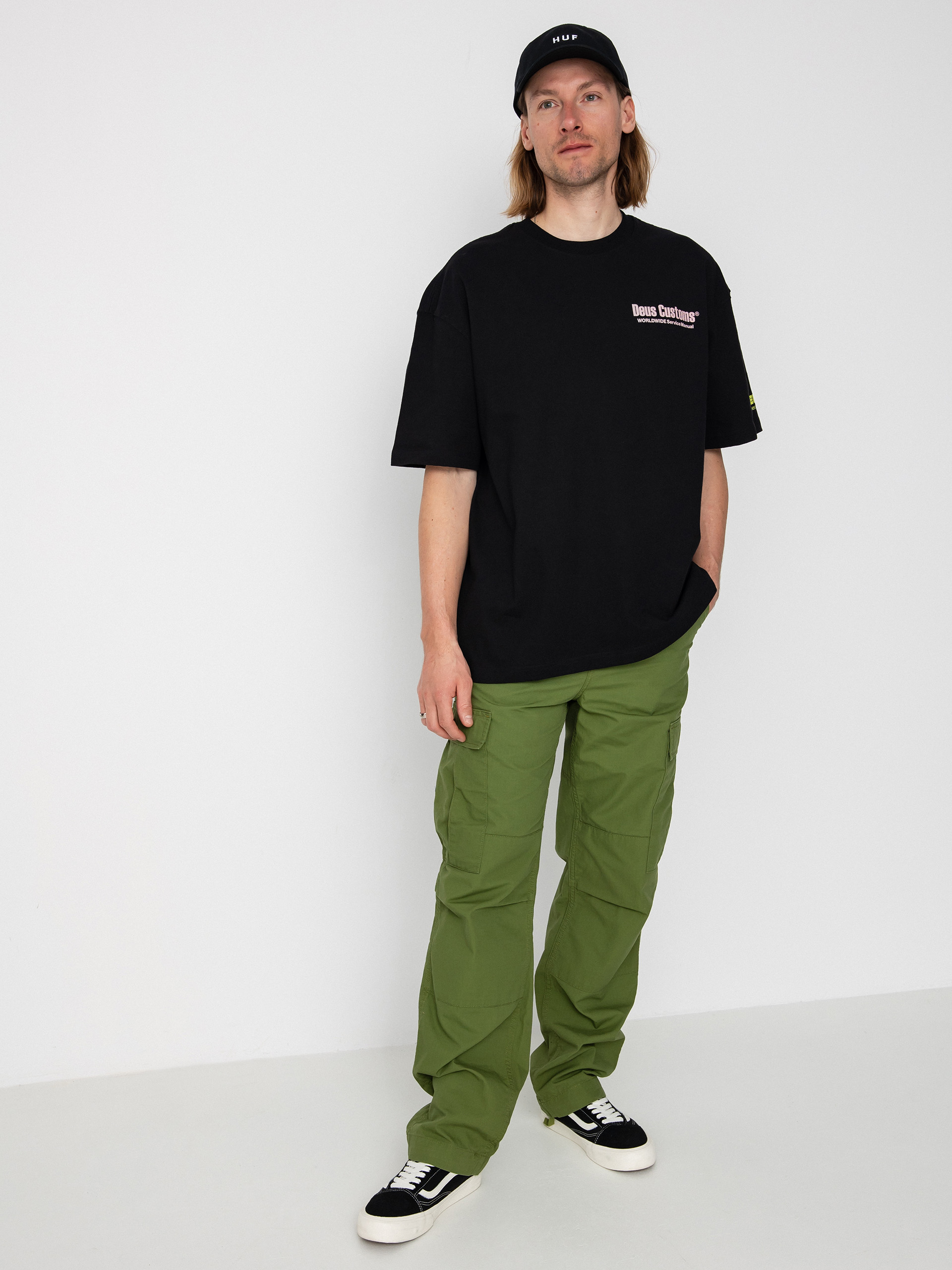 Tričko Deus Ex Machina Service Manual (black)