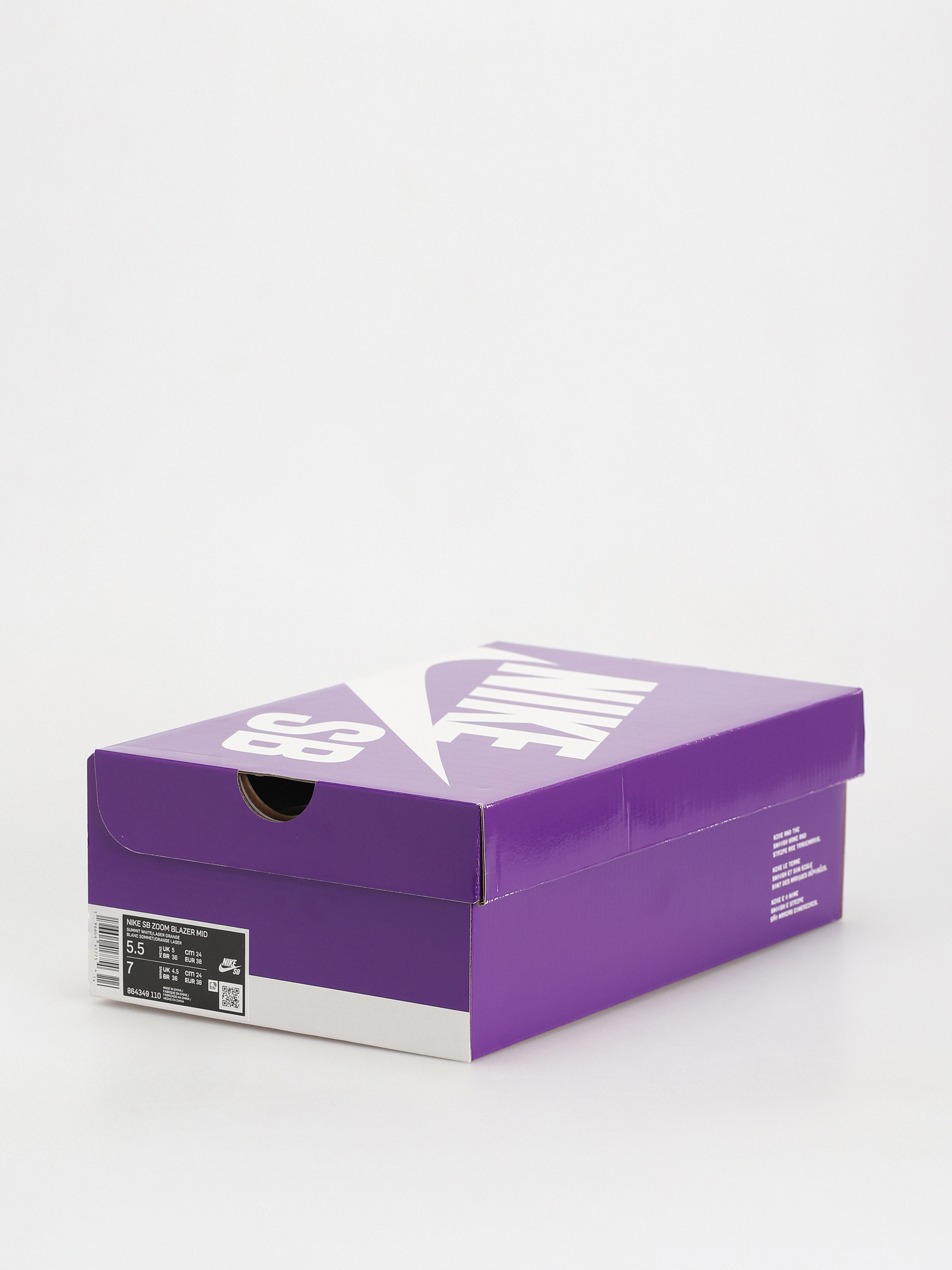 Topánky Nike SB Zoom Blazer Mid (summit white/laser orange summit white)