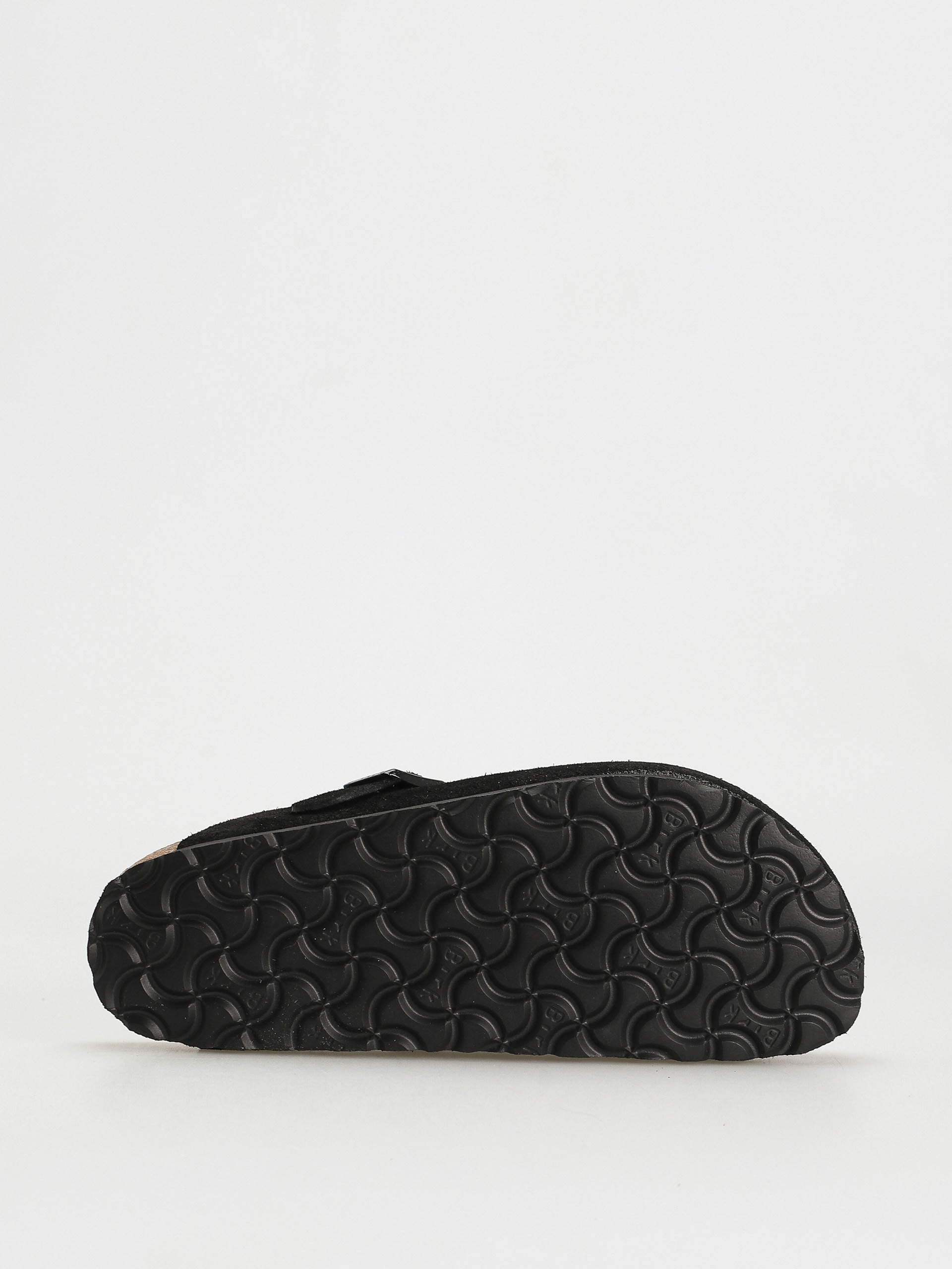 Šľapky Birkenstock Boston SFB Suede Narrow Wmn (black)