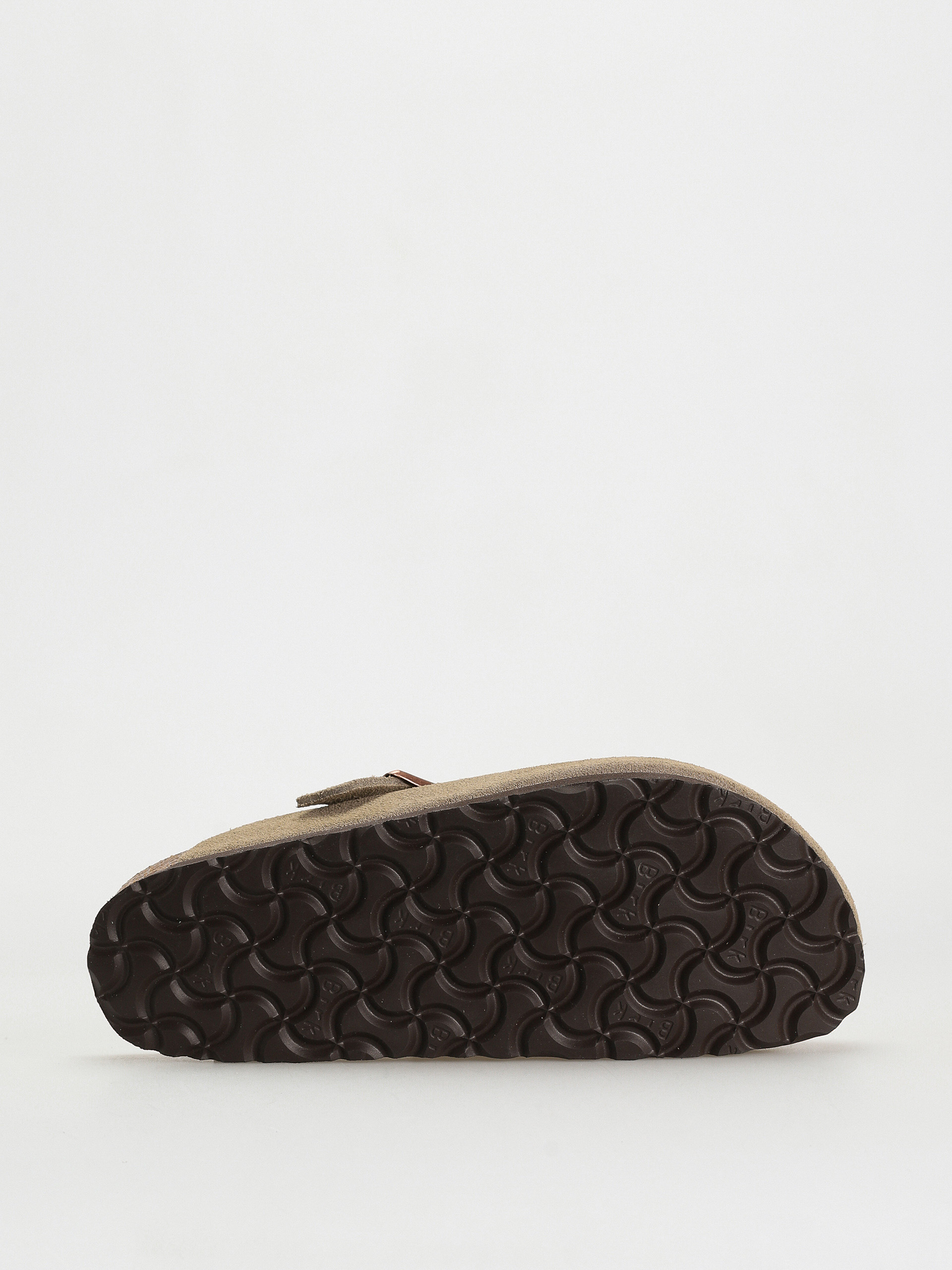 Šľapky Birkenstock Boston Soft Footbed Suede Leather Narrow (taupe)