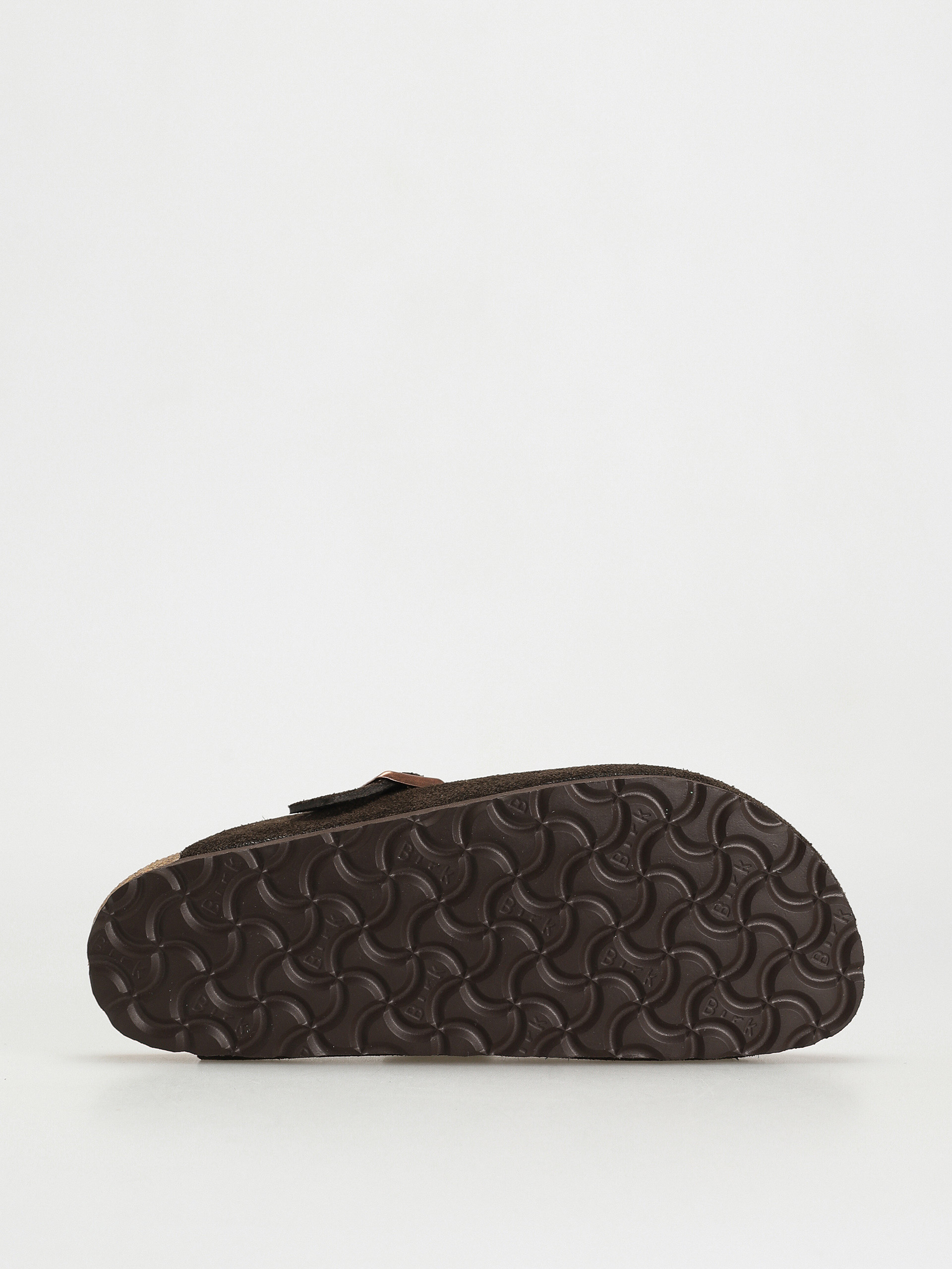 Šľapky Birkenstock Boston SFB Suede Narrow Wmn (mocha)