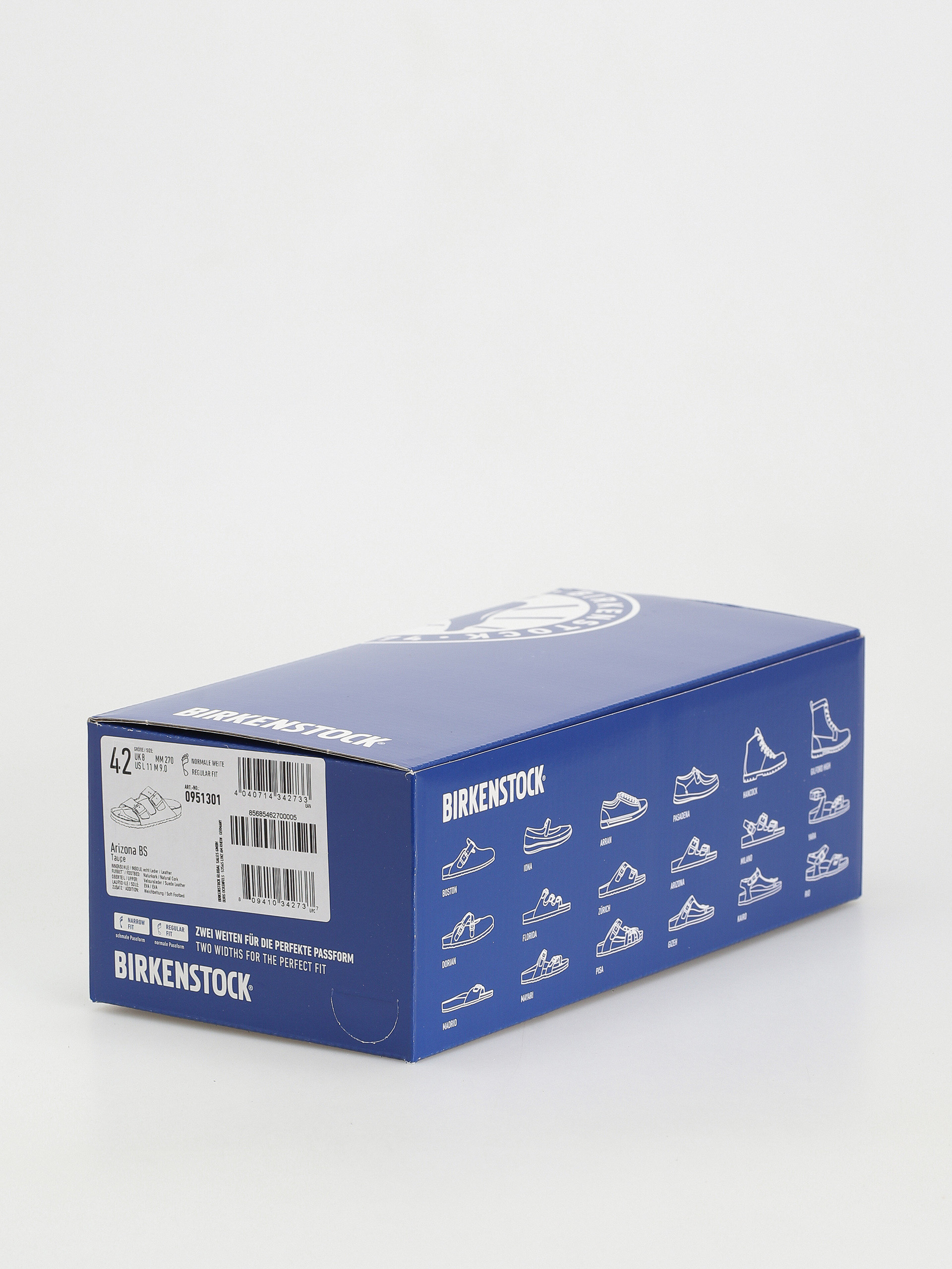 Šľapky Birkenstock Arizona Suede Regular (taupe)