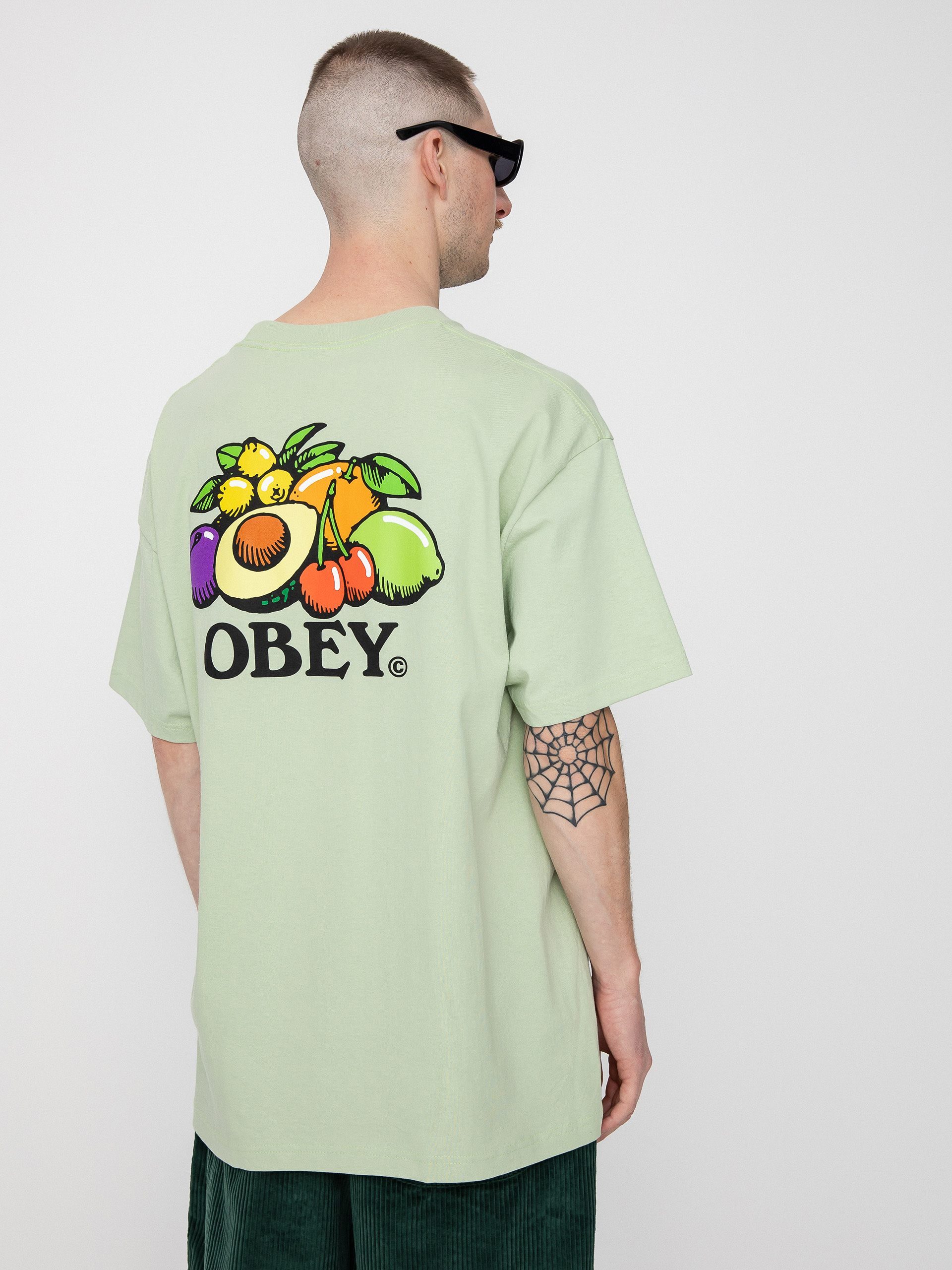 Tričko OBEY Bowl Of Fruit (cucumber)