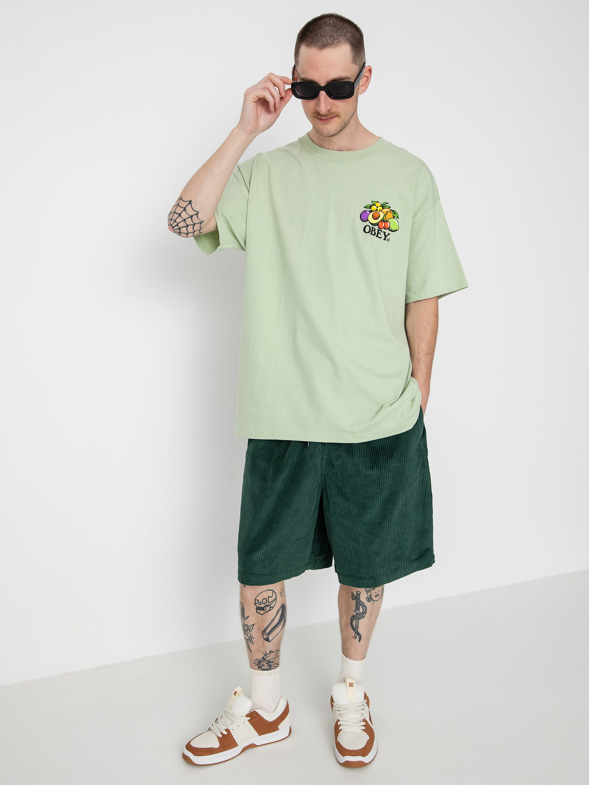 Tričko OBEY Bowl Of Fruit (cucumber)