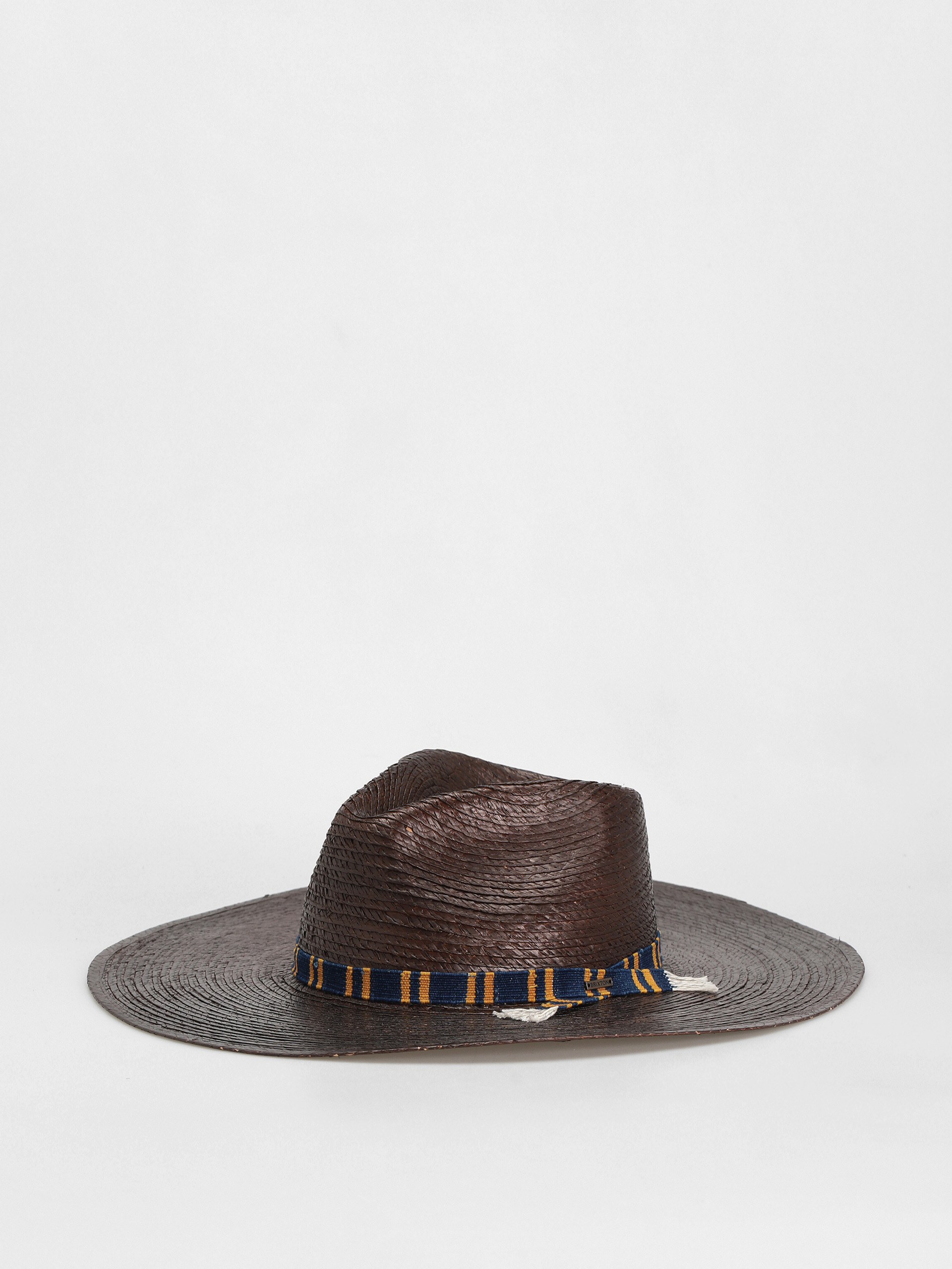 Klobúk Brixton Leigh Straw Fedora (brown)