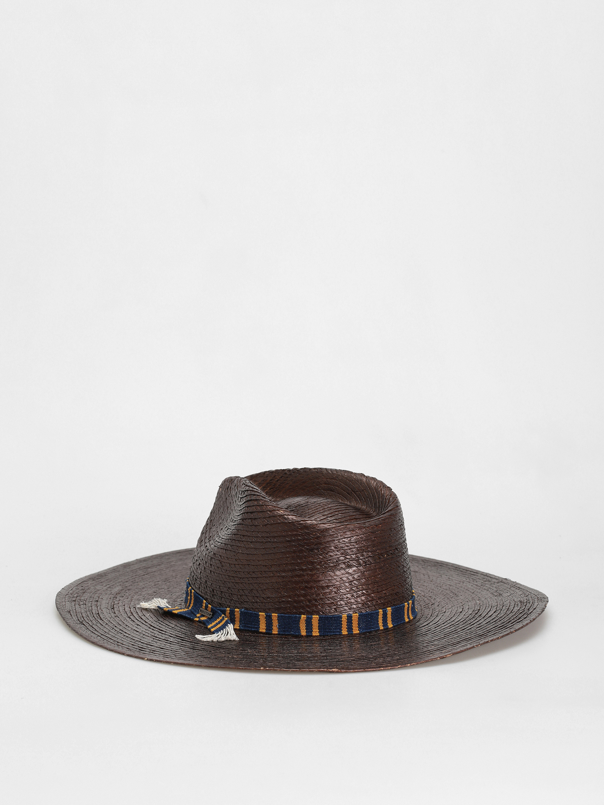 Klobúk Brixton Leigh Straw Fedora (brown)