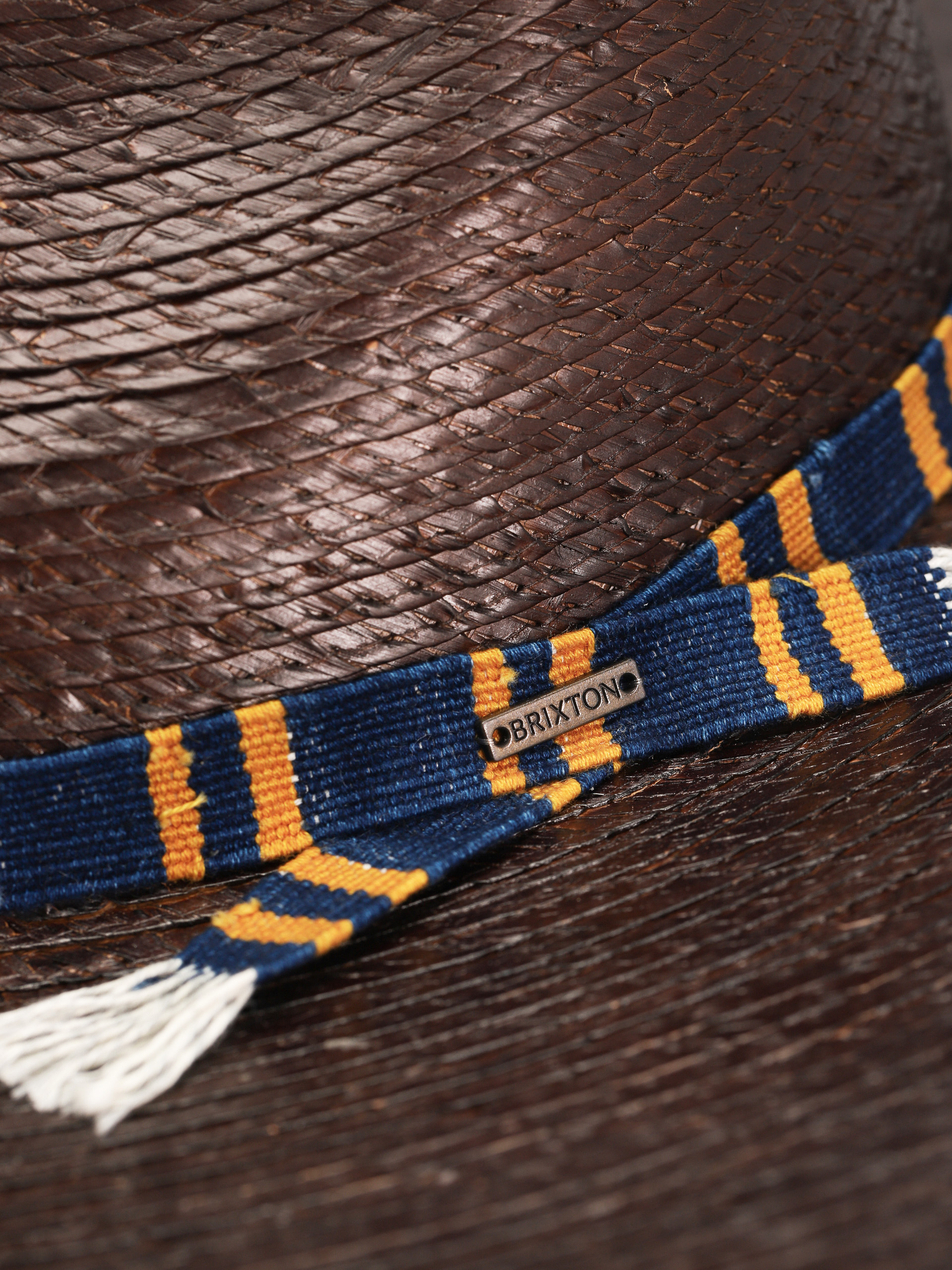 Klobúk Brixton Leigh Straw Fedora (brown)