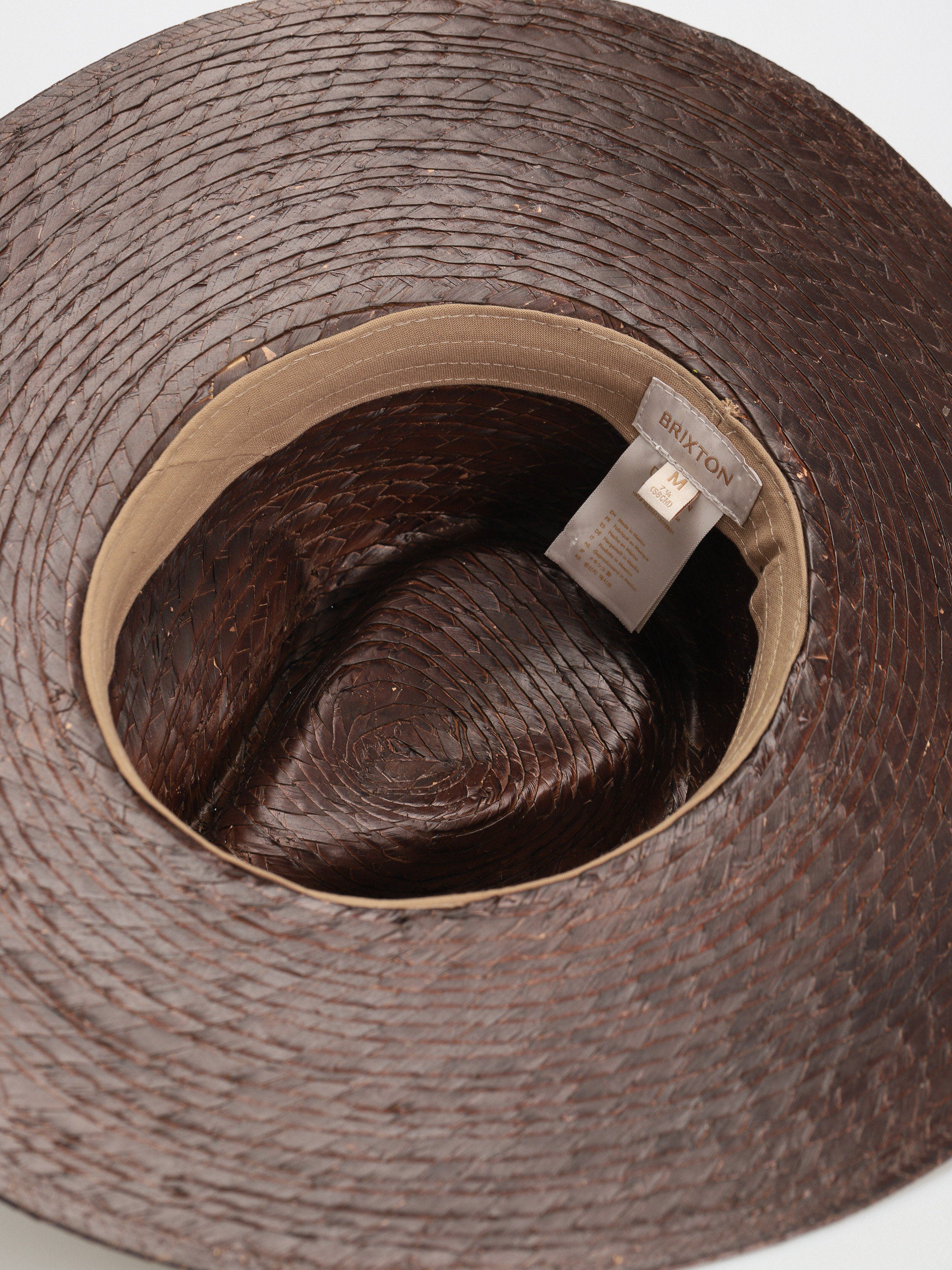 Klobúk Brixton Leigh Straw Fedora (brown)