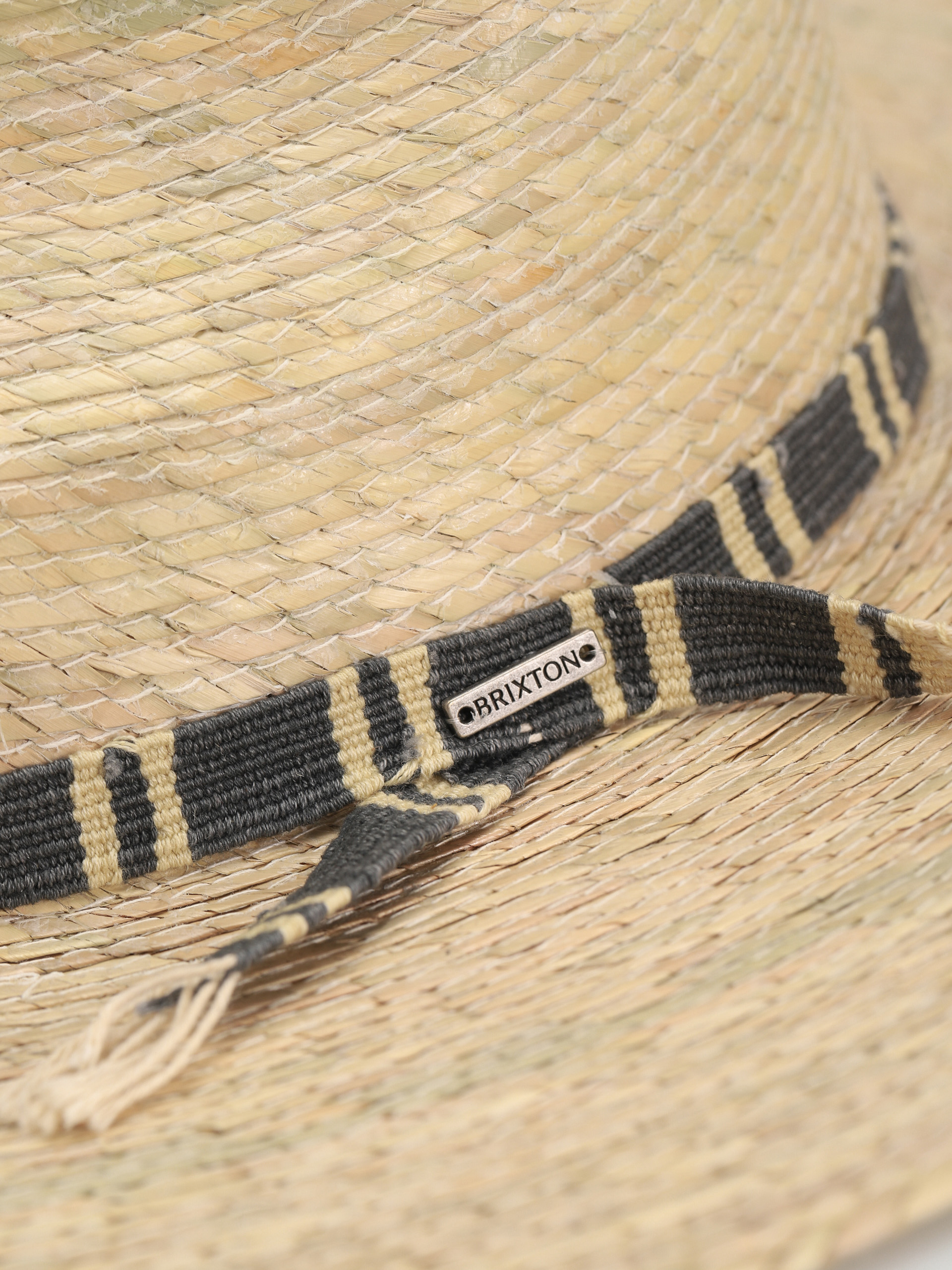 Klobúk Brixton Leigh Straw Fedora (natural)