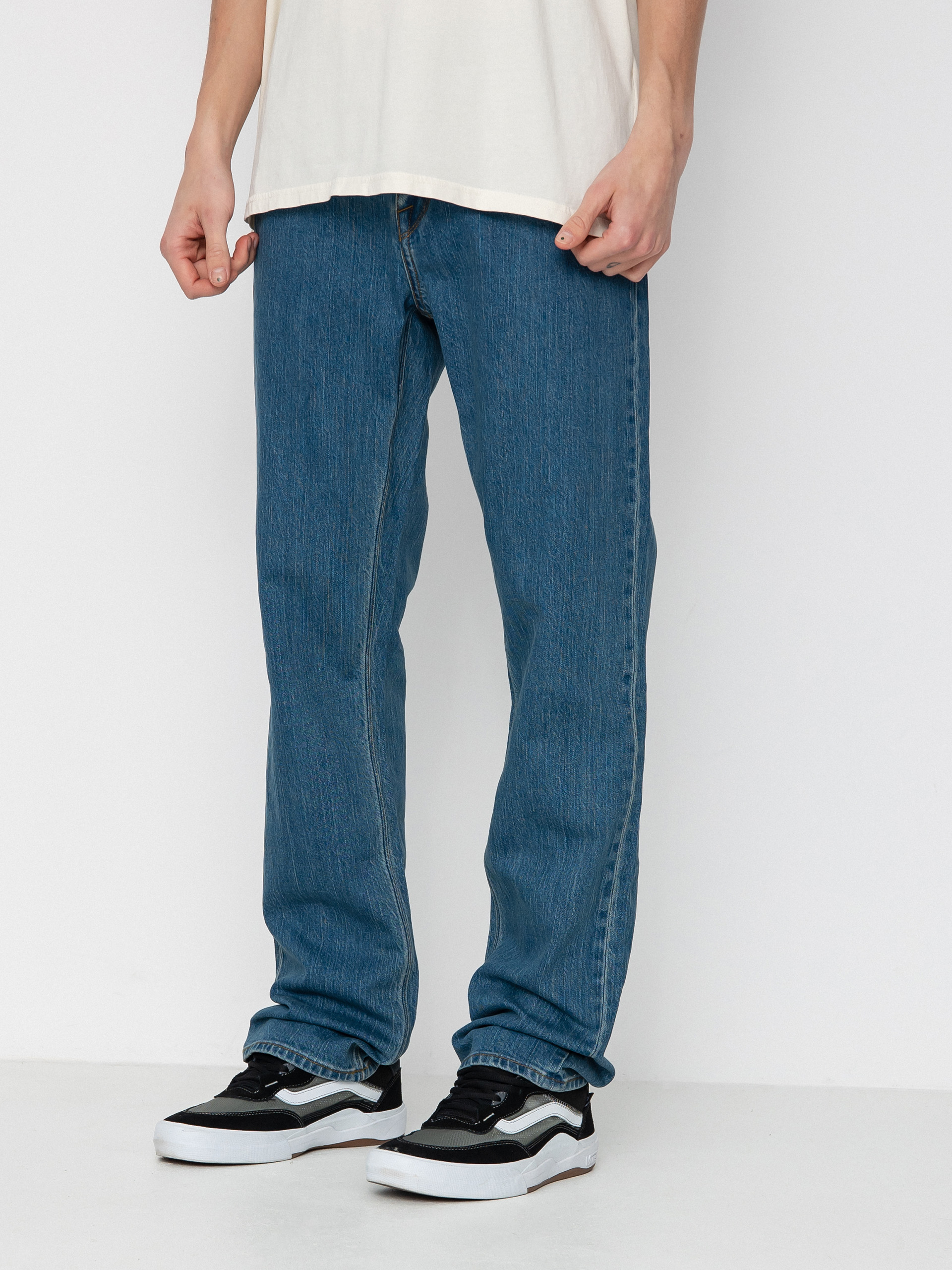 Nohavice Volcom Solver Denim (aged indigo)