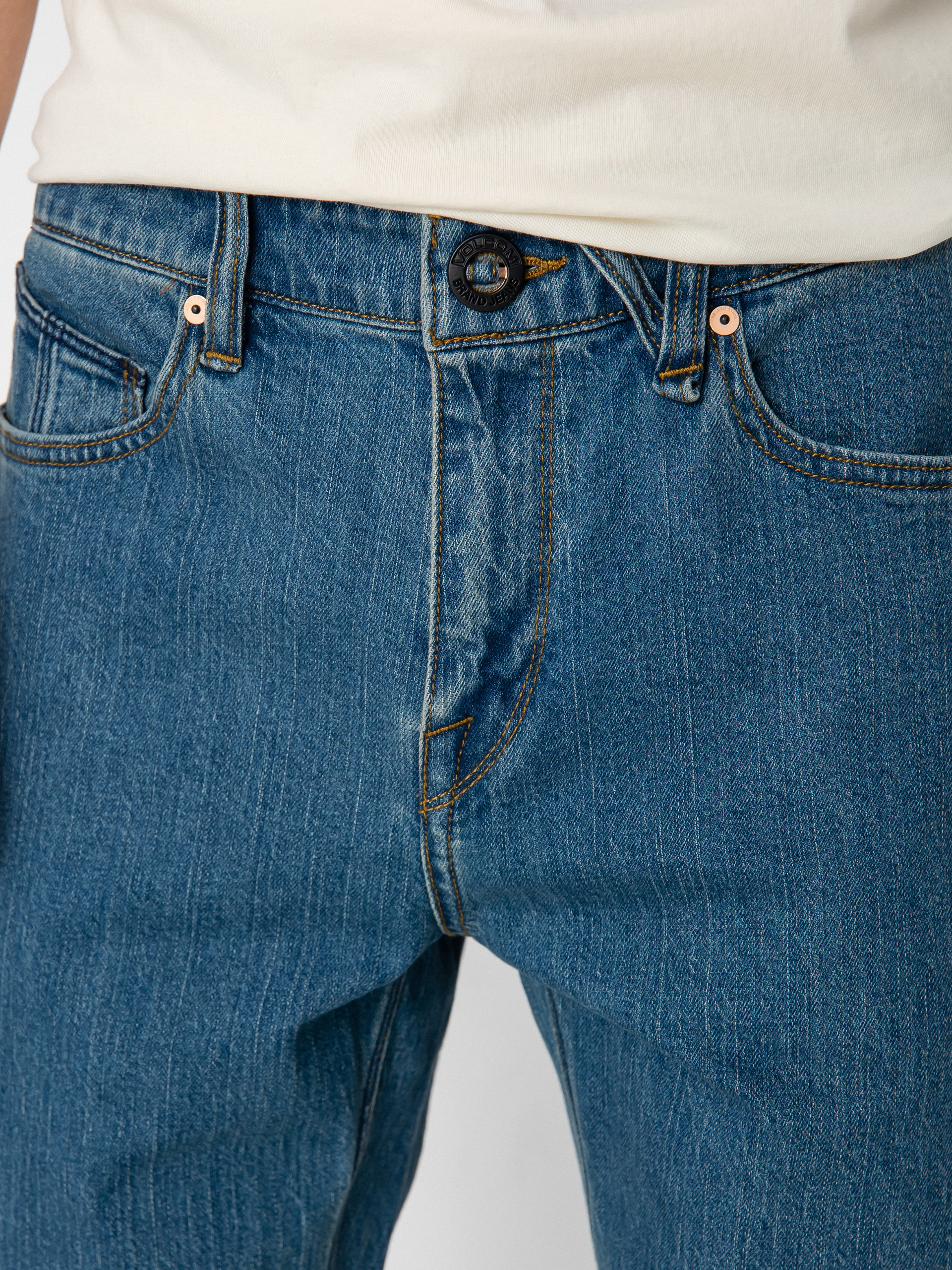 Nohavice Volcom Solver Denim (aged indigo)