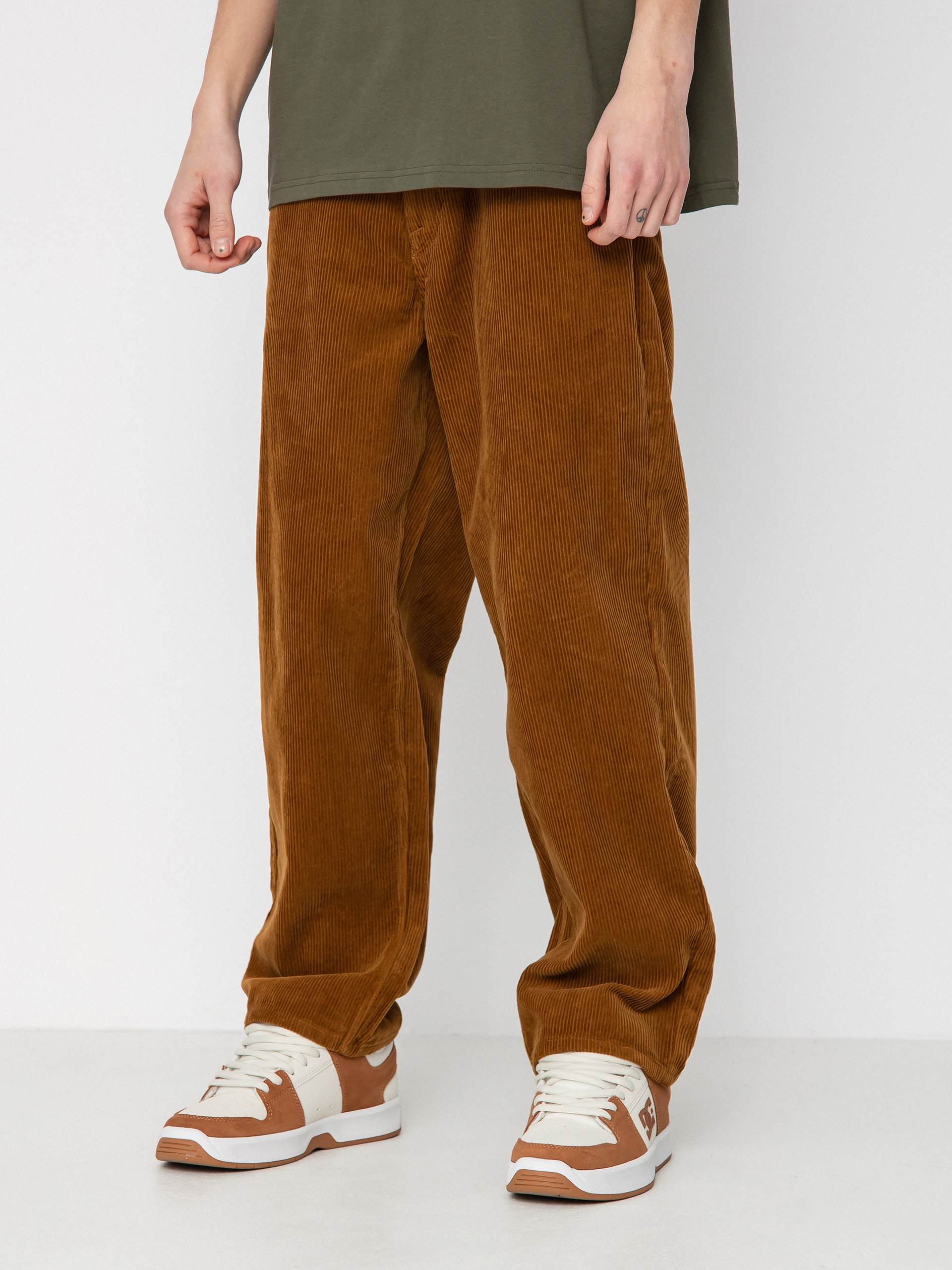 Nohavice Volcom Lurking About Cord (rubber)