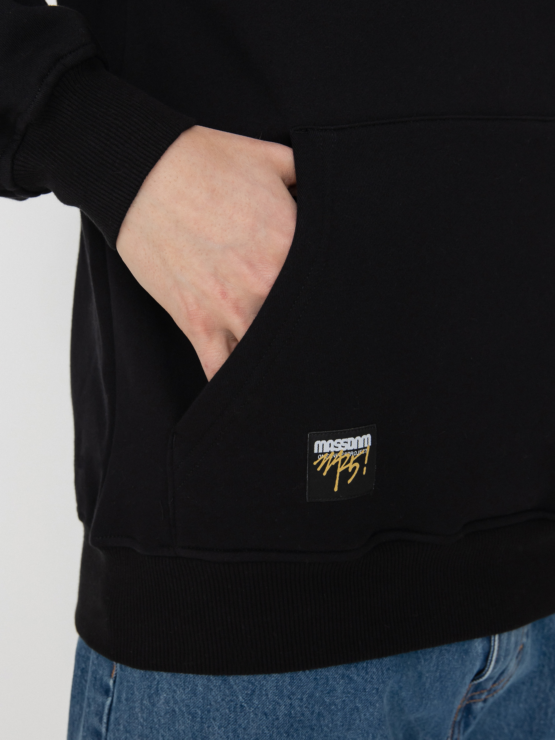 Mikina s kapucňou MassDnm Club HD (black)
