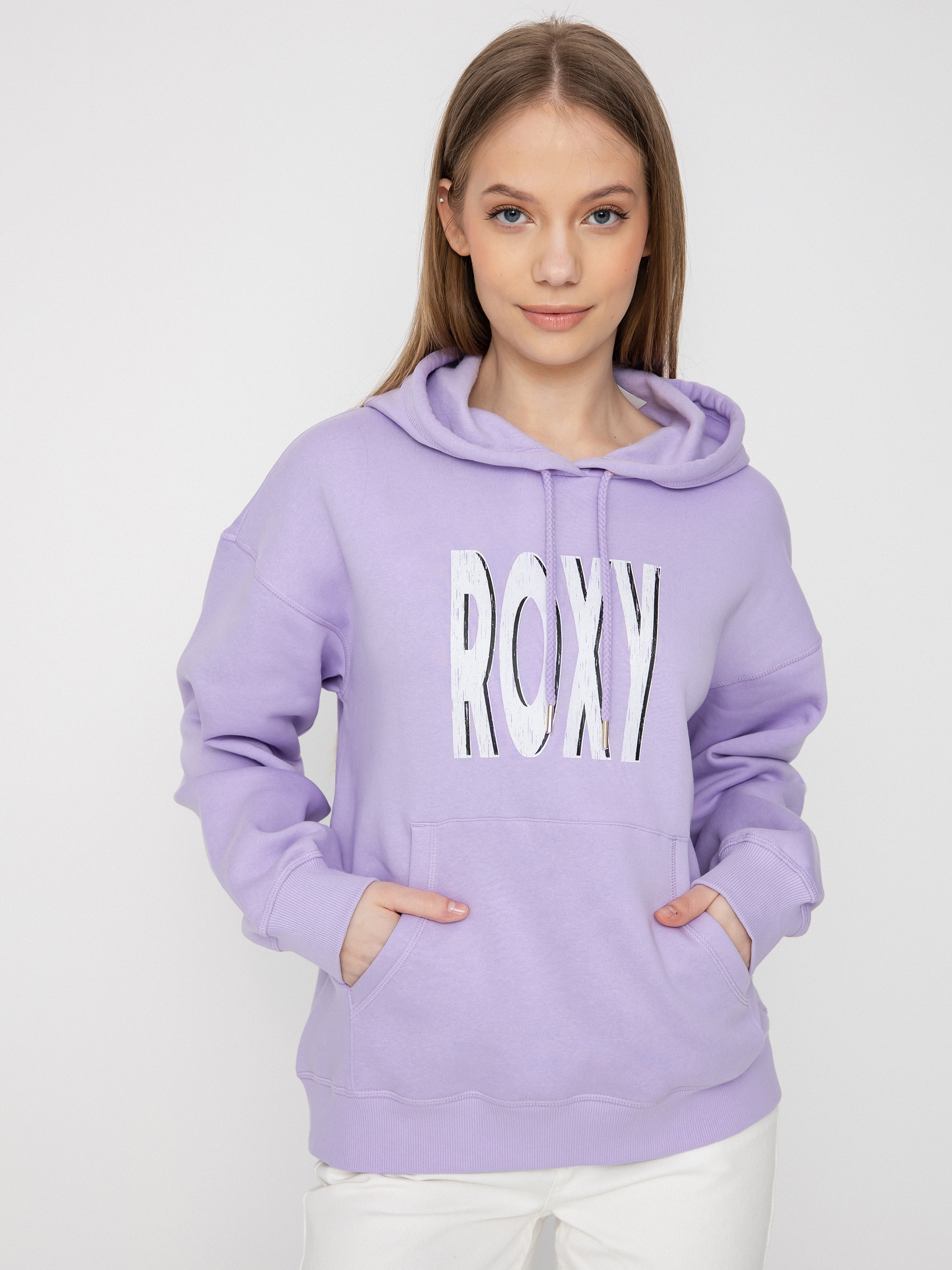 Mikina s kapucňou Roxy Thats Rad HD Wmn (purple rose)