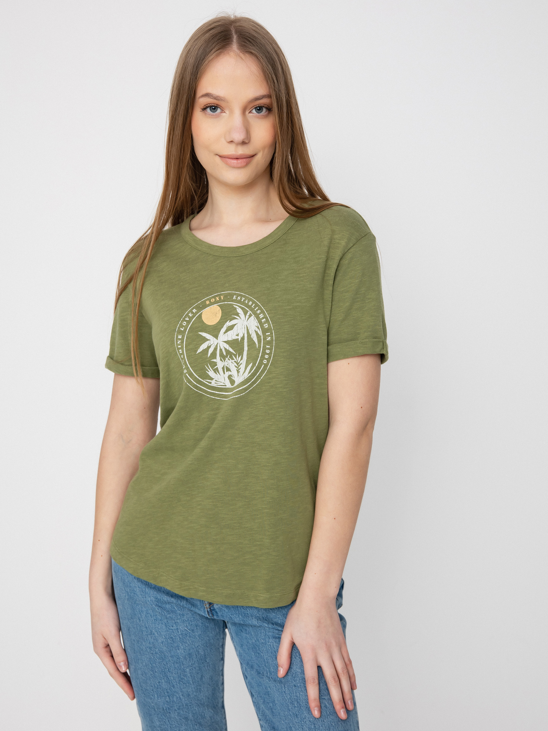 Tričko Roxy Ocean After Wmn (loden green)