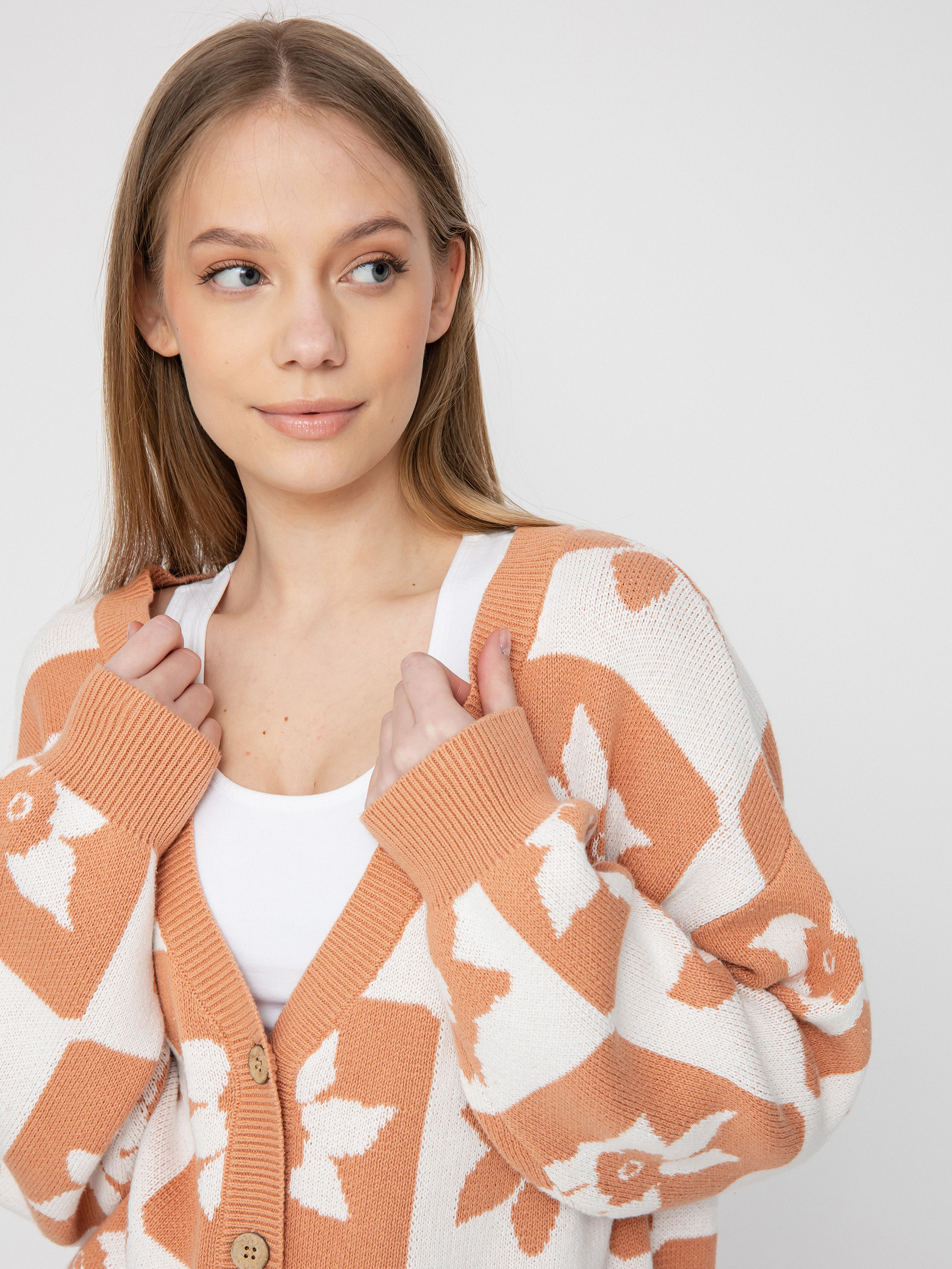 Sveter Roxy Million Glory Wmn (snow white one love check)