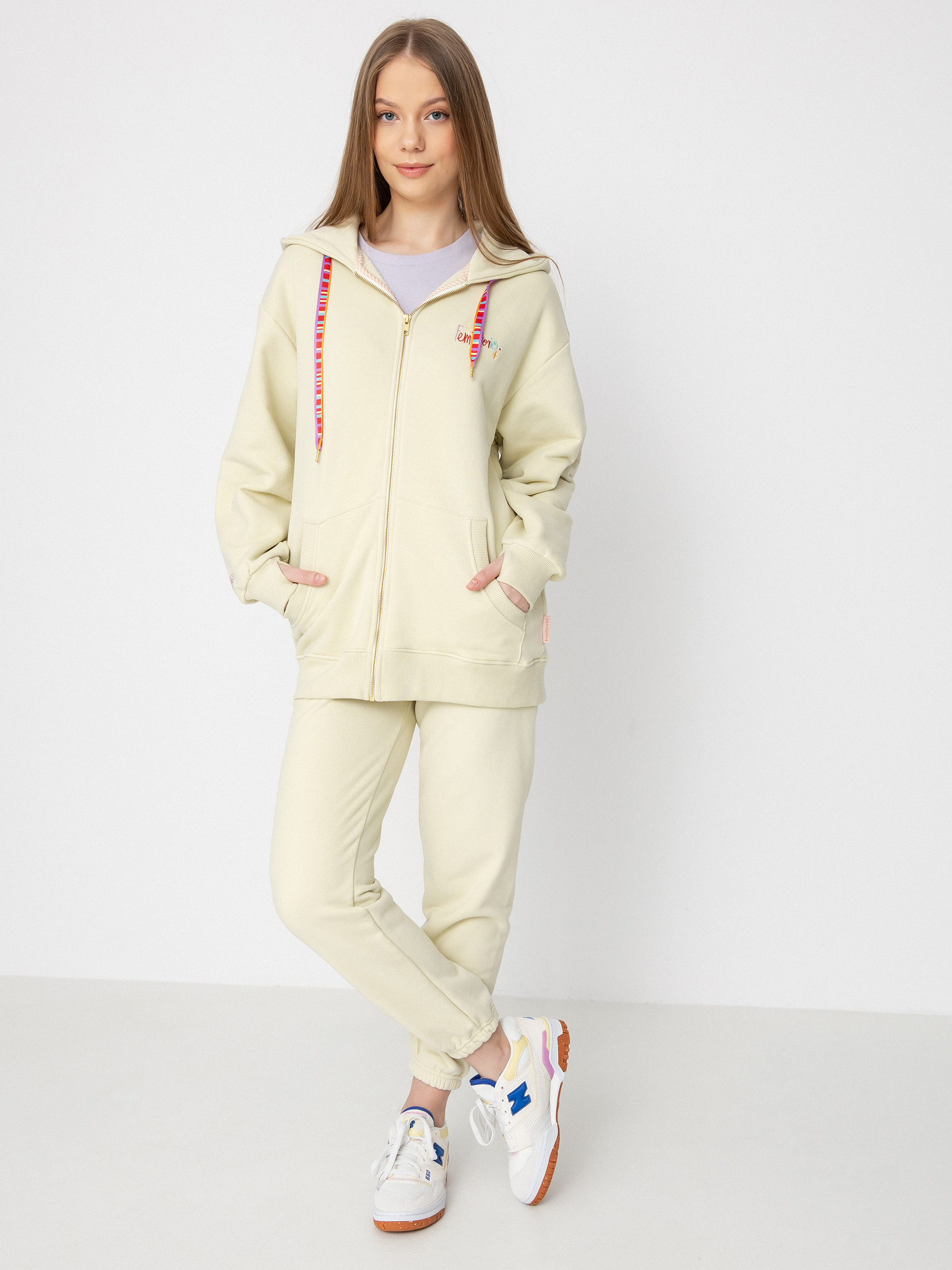 Mikina s kapucňou Femi Stories Hola HD Wmn (glsg)