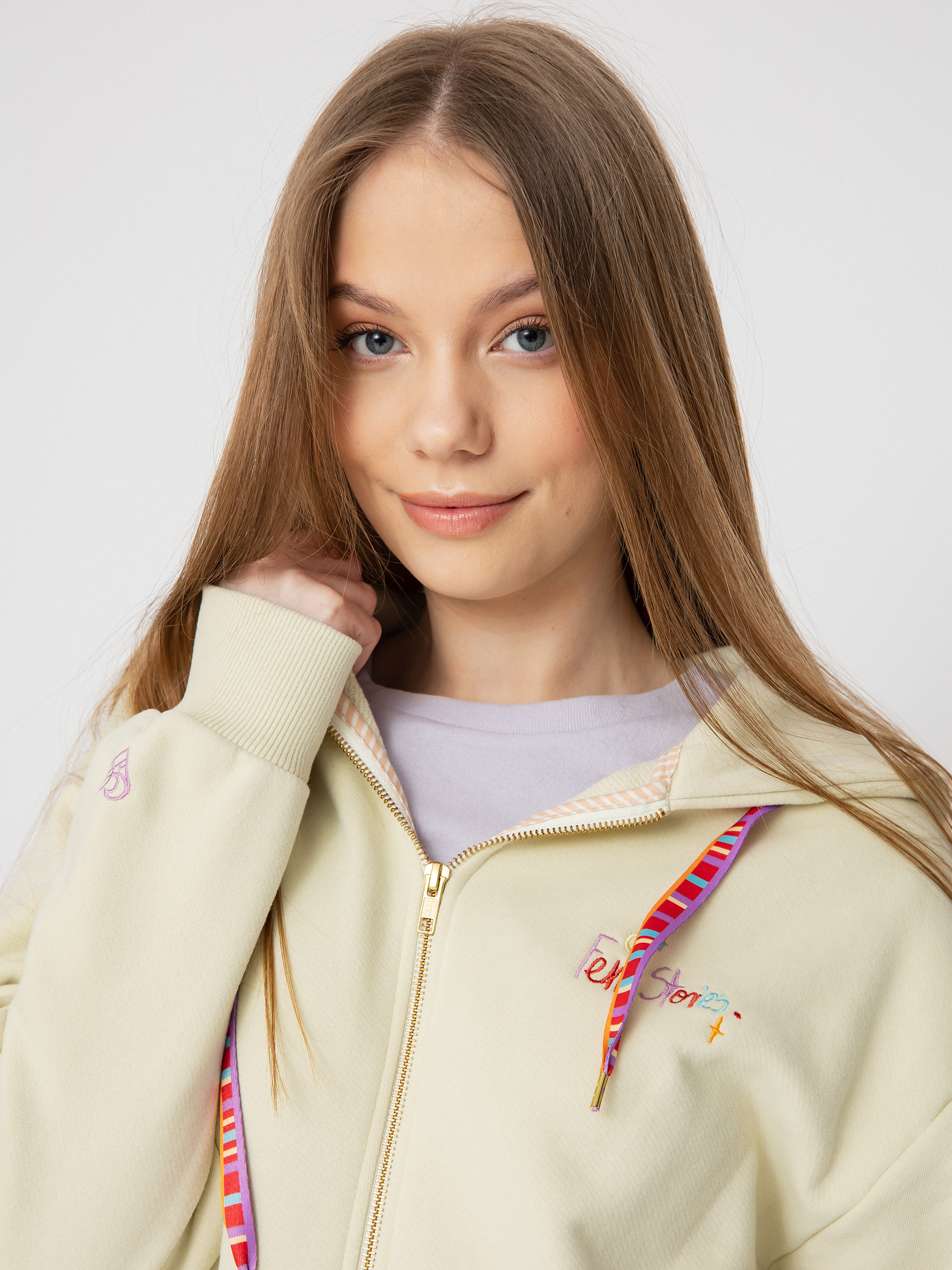 Mikina s kapucňou Femi Stories Hola HD Wmn (glsg)