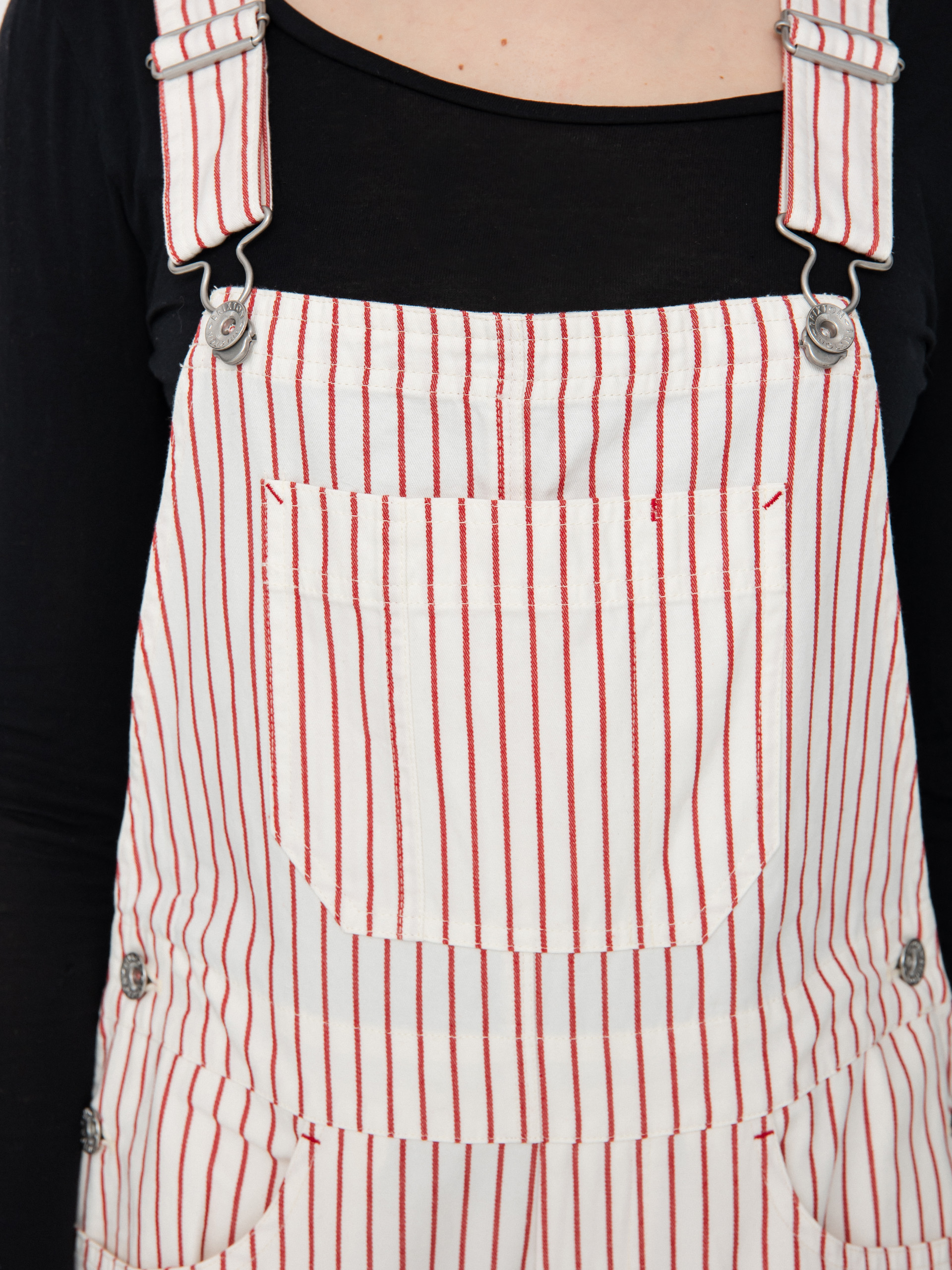 Nohavice Brixton Costa Overall Wmn (aloha red)