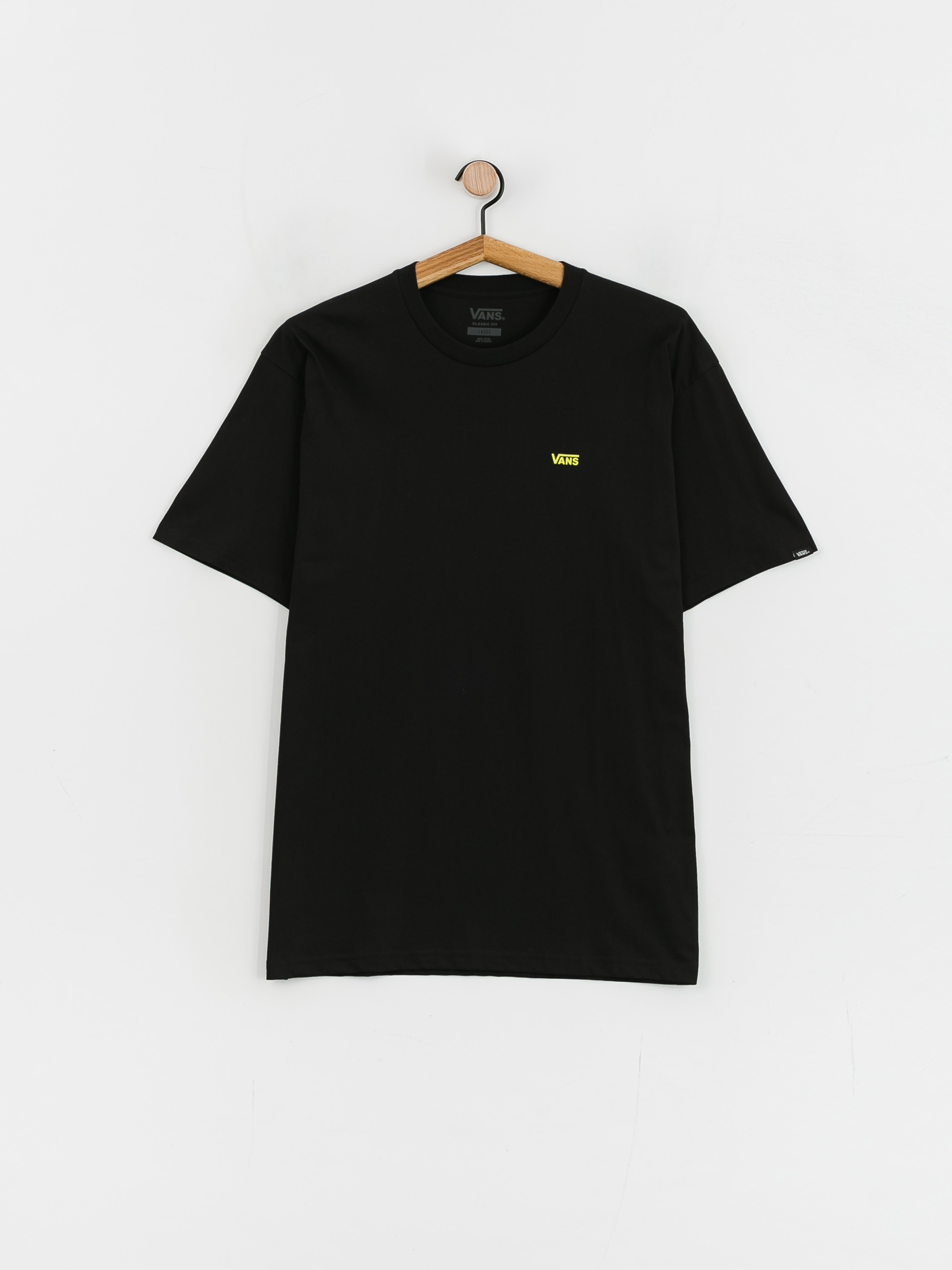 Tričko Vans Left Chest Logo (black/evening primruniwe)