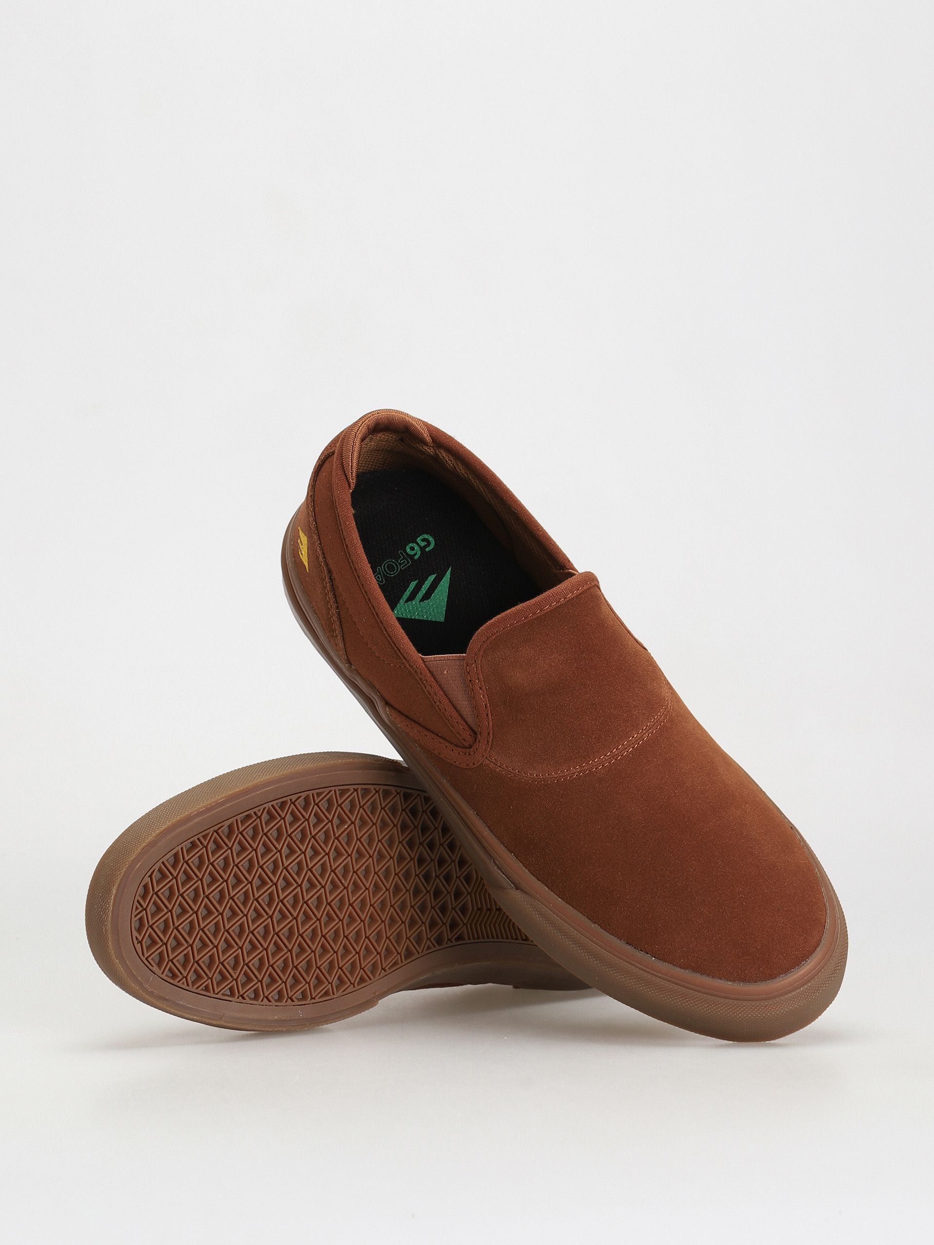 Topánky Emerica Wino G6 Slip On (brown/gum)