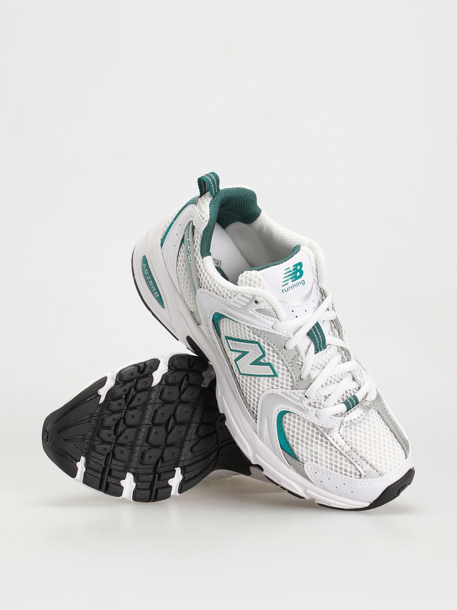 Topánky New Balance 530 (white/silver metalic/turquoise)