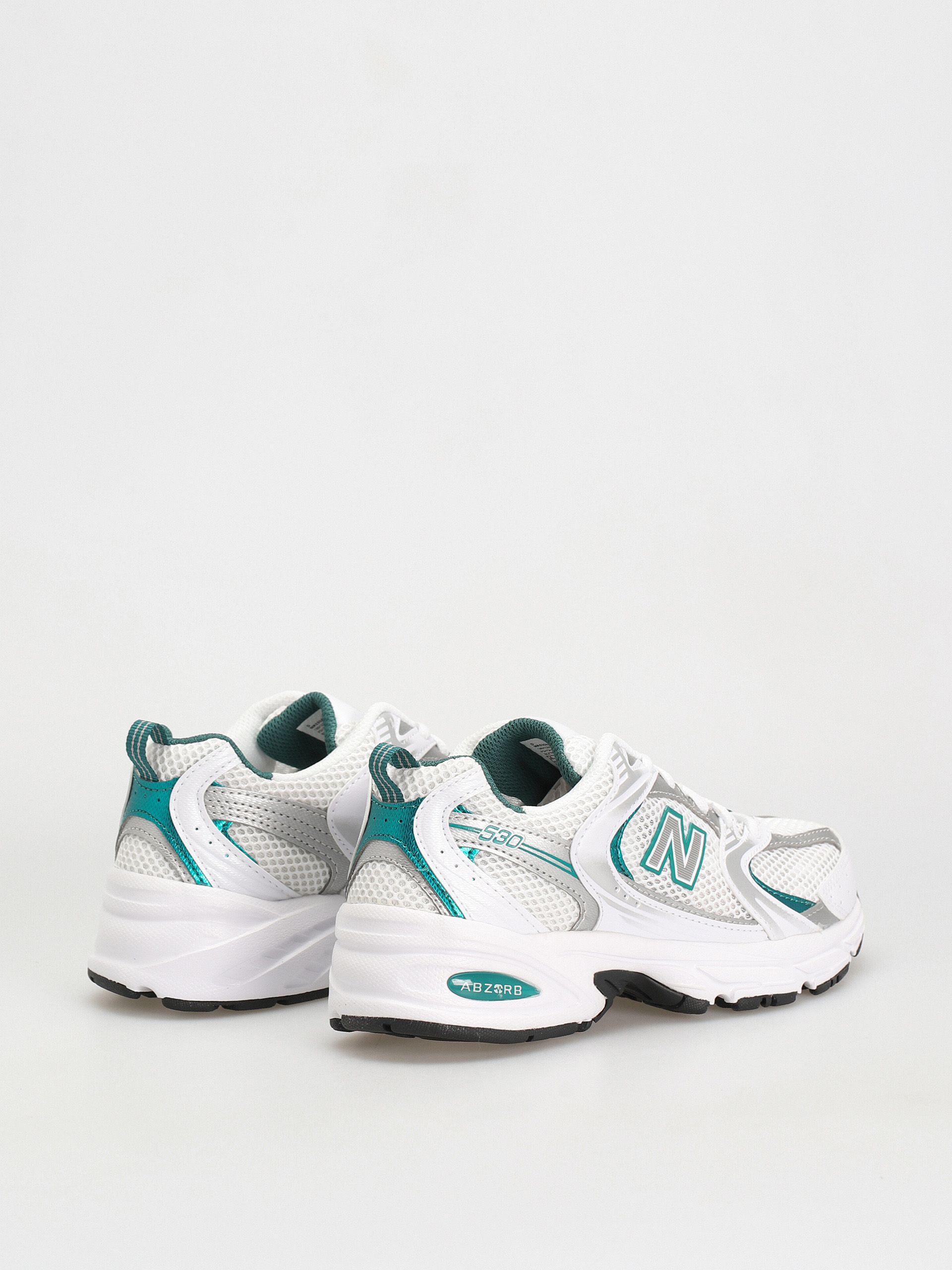 Topánky New Balance 530 (white/silver metalic/turquoise)