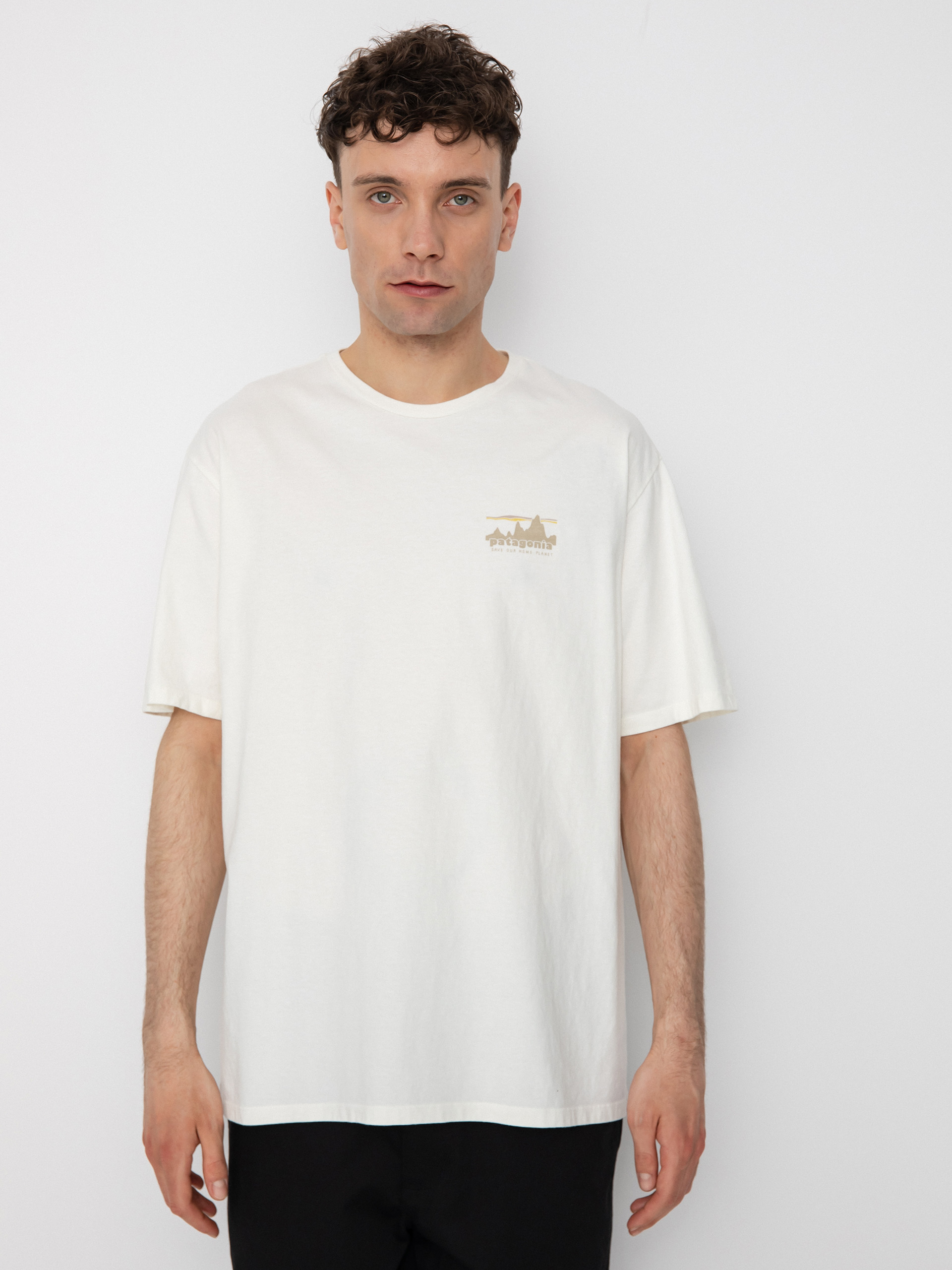 Tričko Patagonia 73 Skyline Organic (birch white)