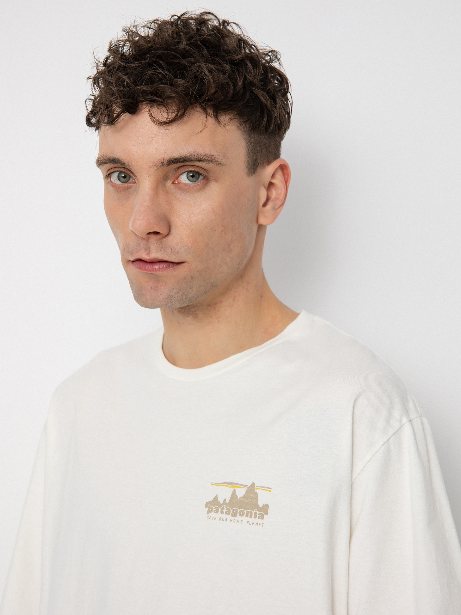 Tričko Patagonia 73 Skyline Organic (birch white)