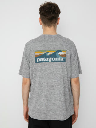 Tričko Patagonia Cap Cool Daily Graphic (boardshort logo abalone blue/feather grey)