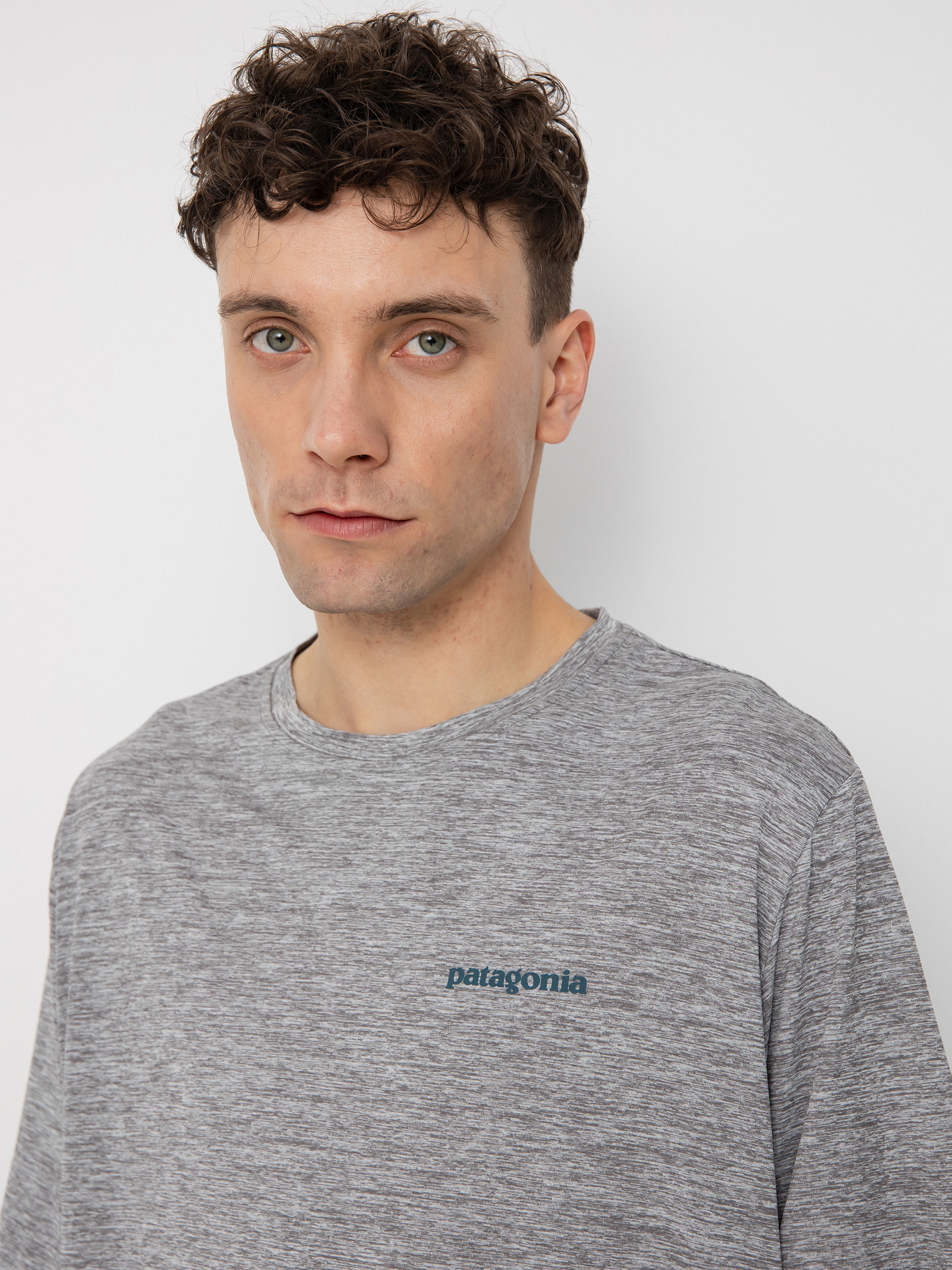 Tričko Patagonia Cap Cool Daily Graphic (boardshort logo abalone blue/feather grey)