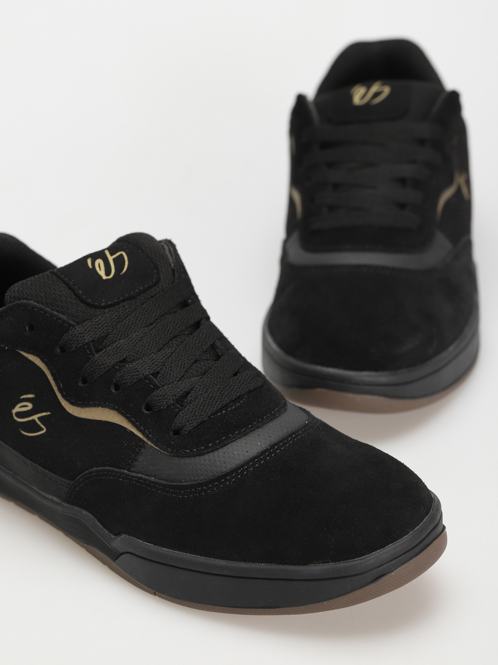 Topánky eS Melange (black/black/gum)