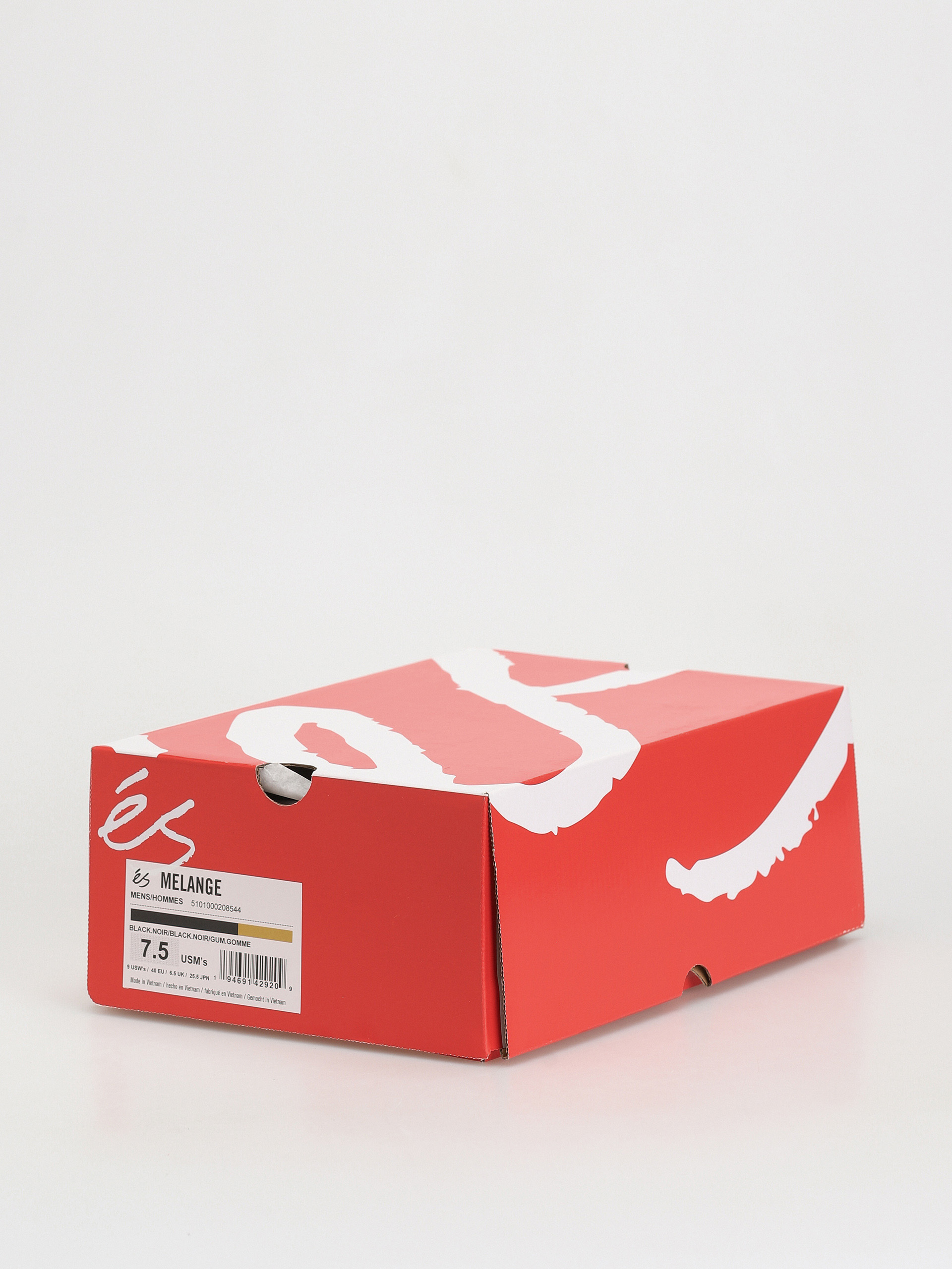 Topánky eS Melange (black/black/gum)