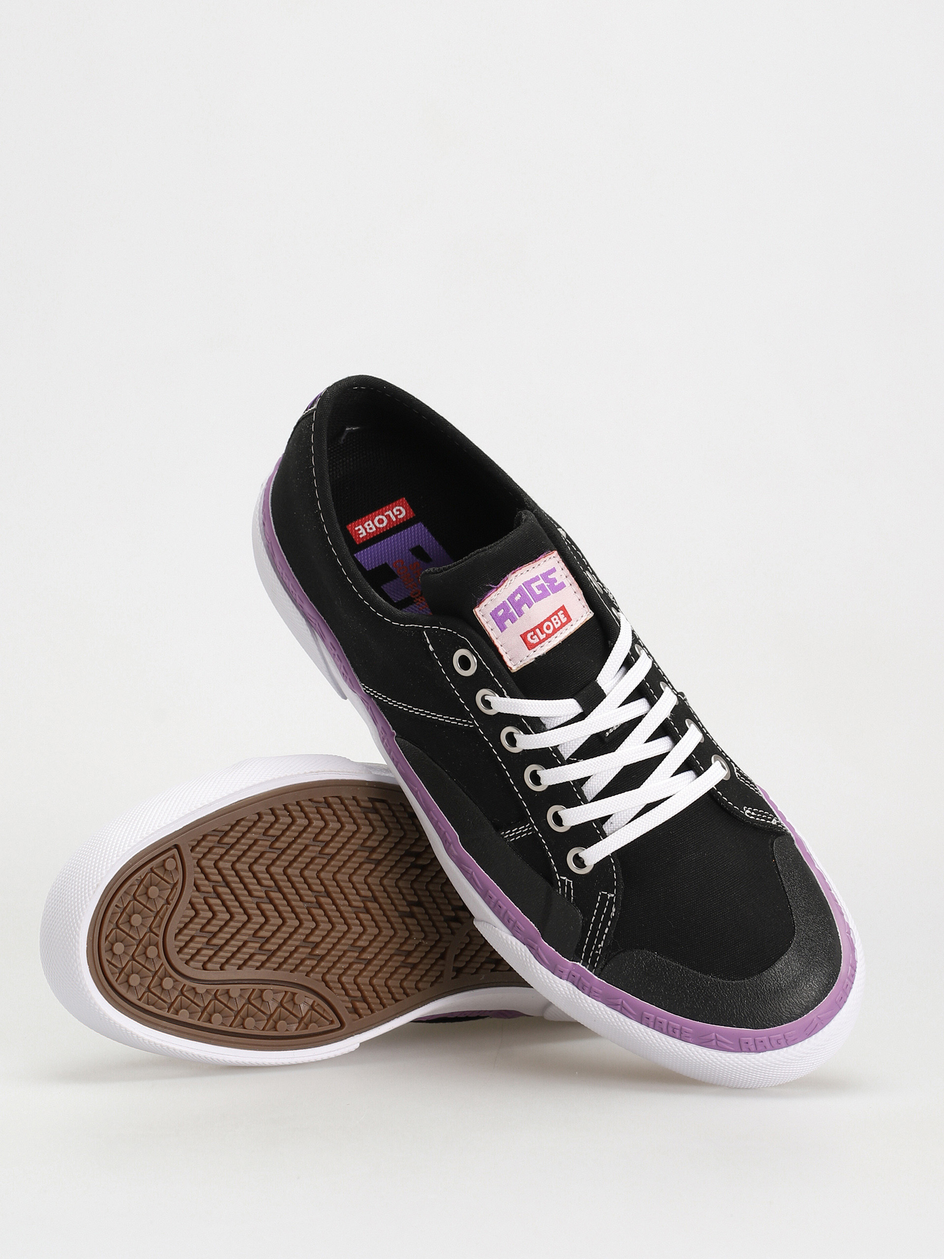 Topánky Globe Surplus (black/white/rage)