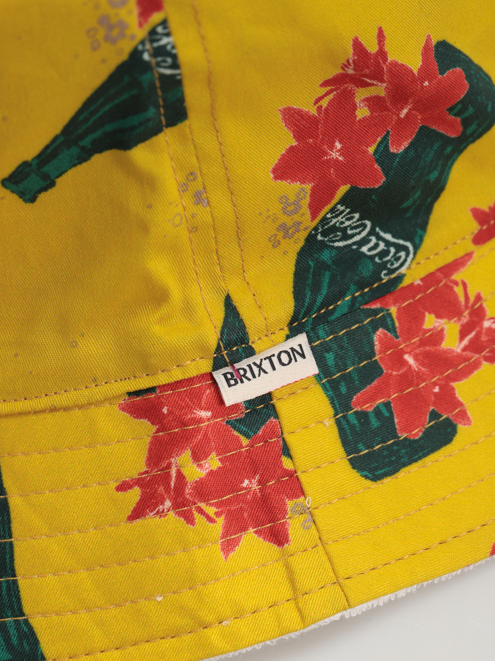 Klobúk Brixton Coca-Cola Good Day Rev  (yellow/white)