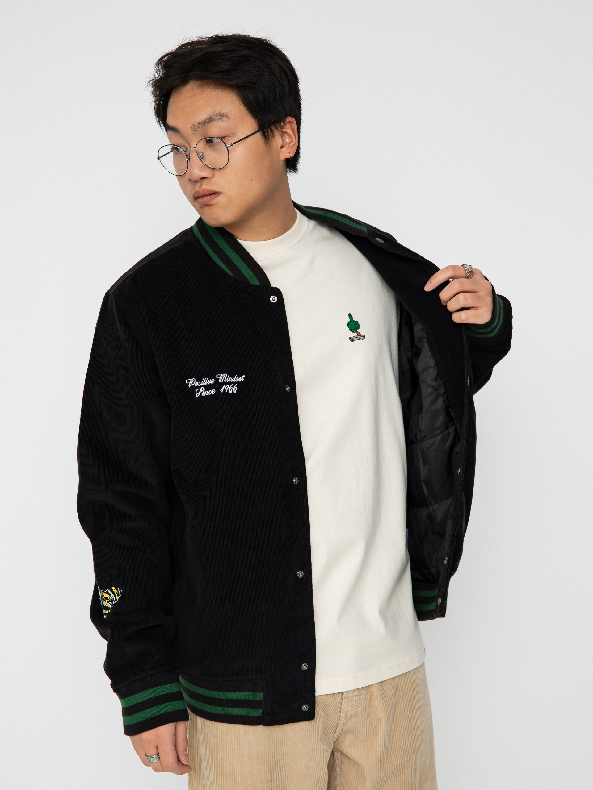 Bunda Vans Positive Mindset Bomber (black)