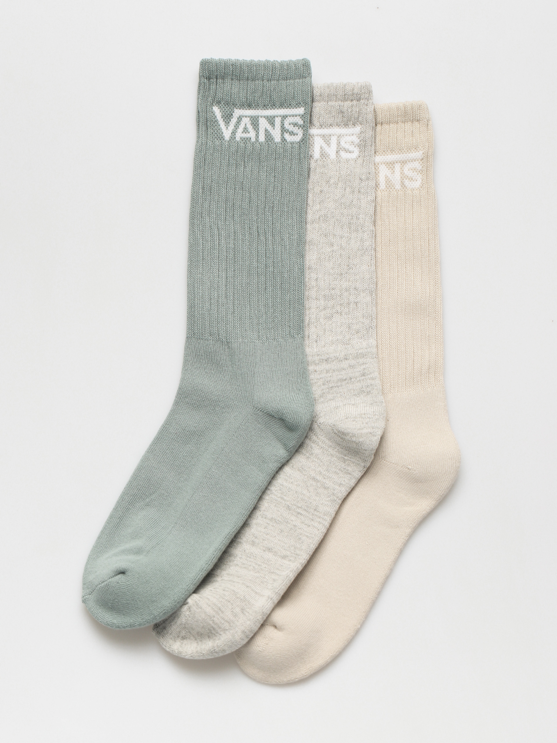 Ponožky Vans Classic Crew 3P (chinois green)
