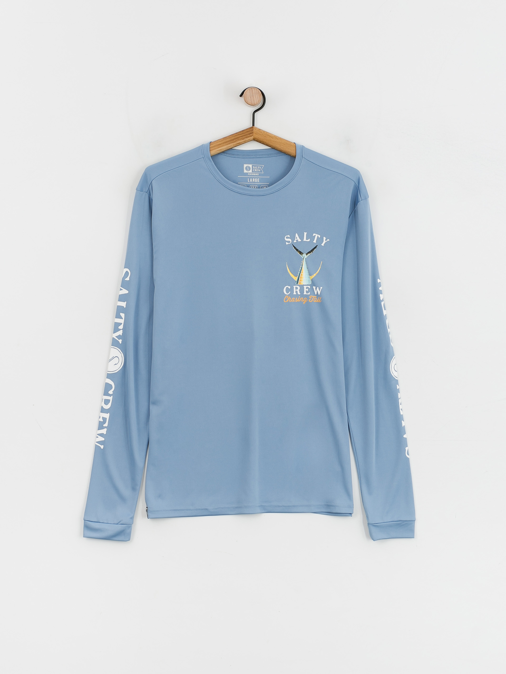 Triko Salty Crew Tailed Tech Tee Rashguard (marine blue)