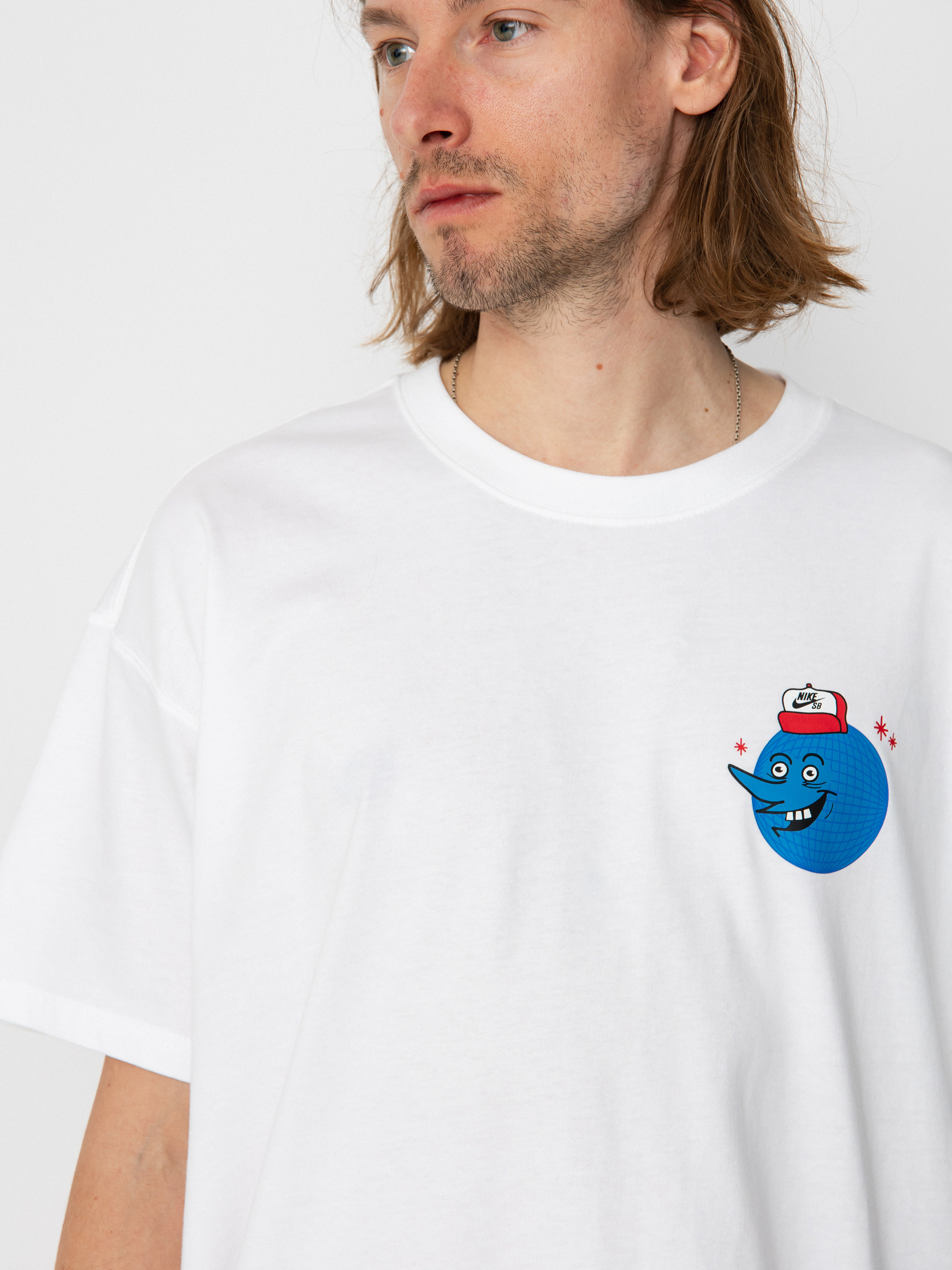 Tričko Nike SB Globe Guy (white)