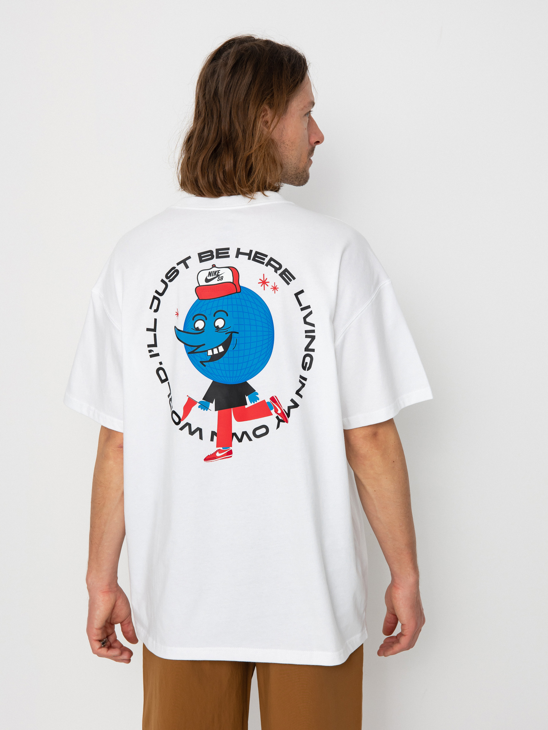 Tričko Nike SB Globe Guy (white)