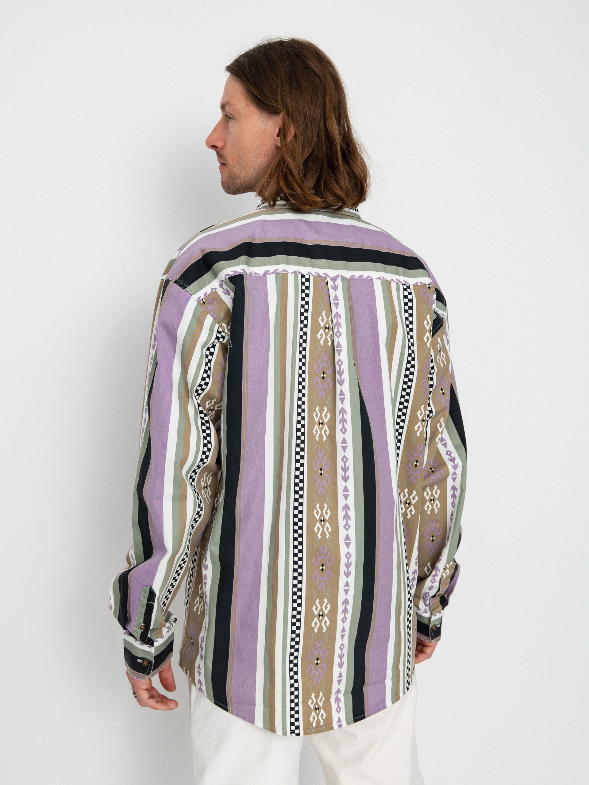 Košeľa Carhartt WIP Coba Stripe (coba stripe violanda/soot)