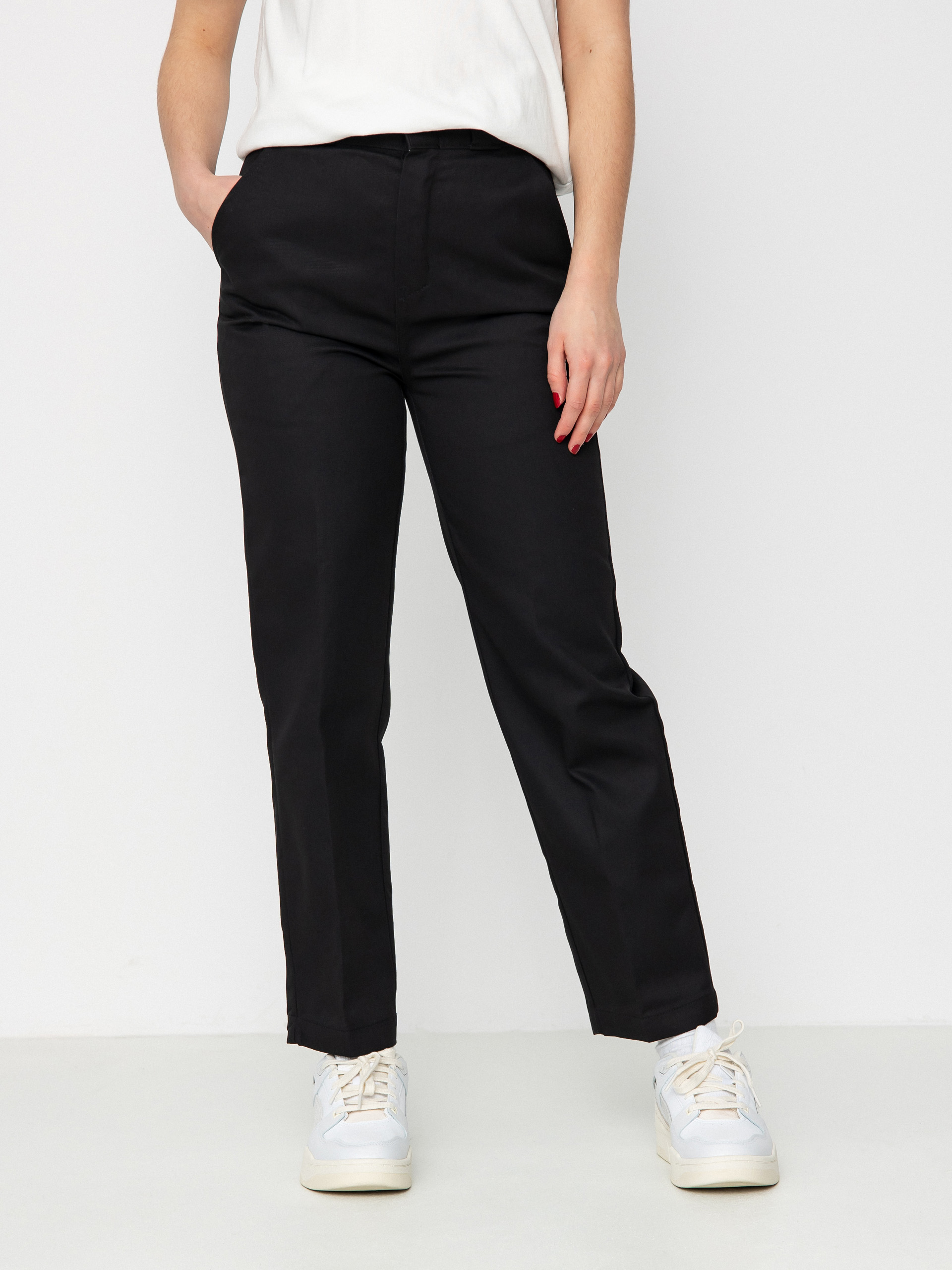 Nohavice Dickies Phoenix Cropped Rec Wmn (black)