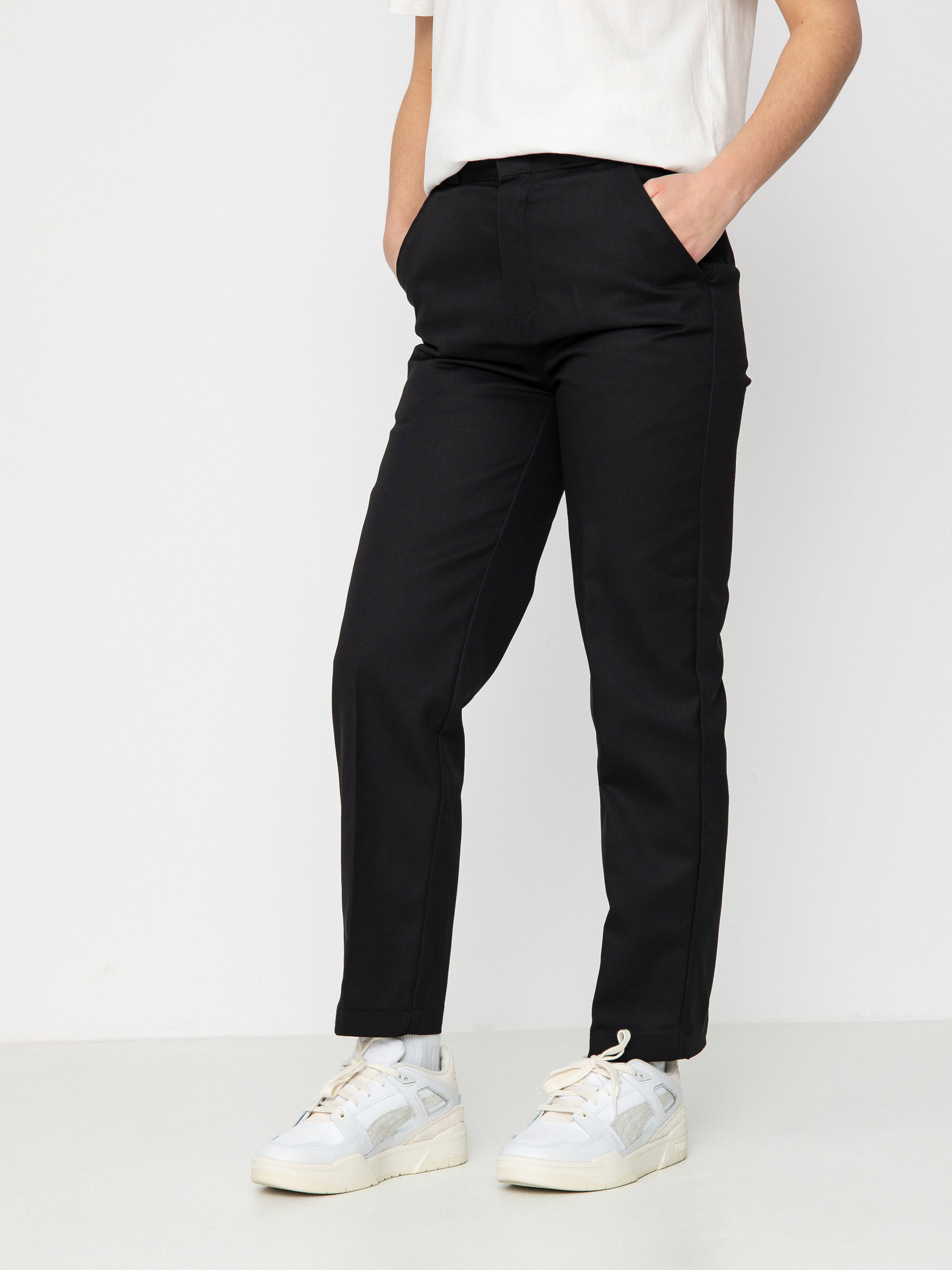 Nohavice Dickies Phoenix Cropped Rec Wmn (black)