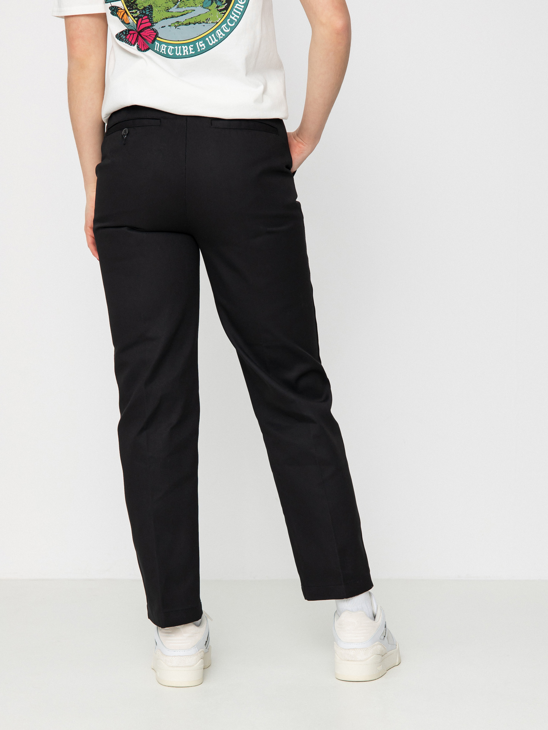Nohavice Dickies Phoenix Cropped Rec Wmn (black)