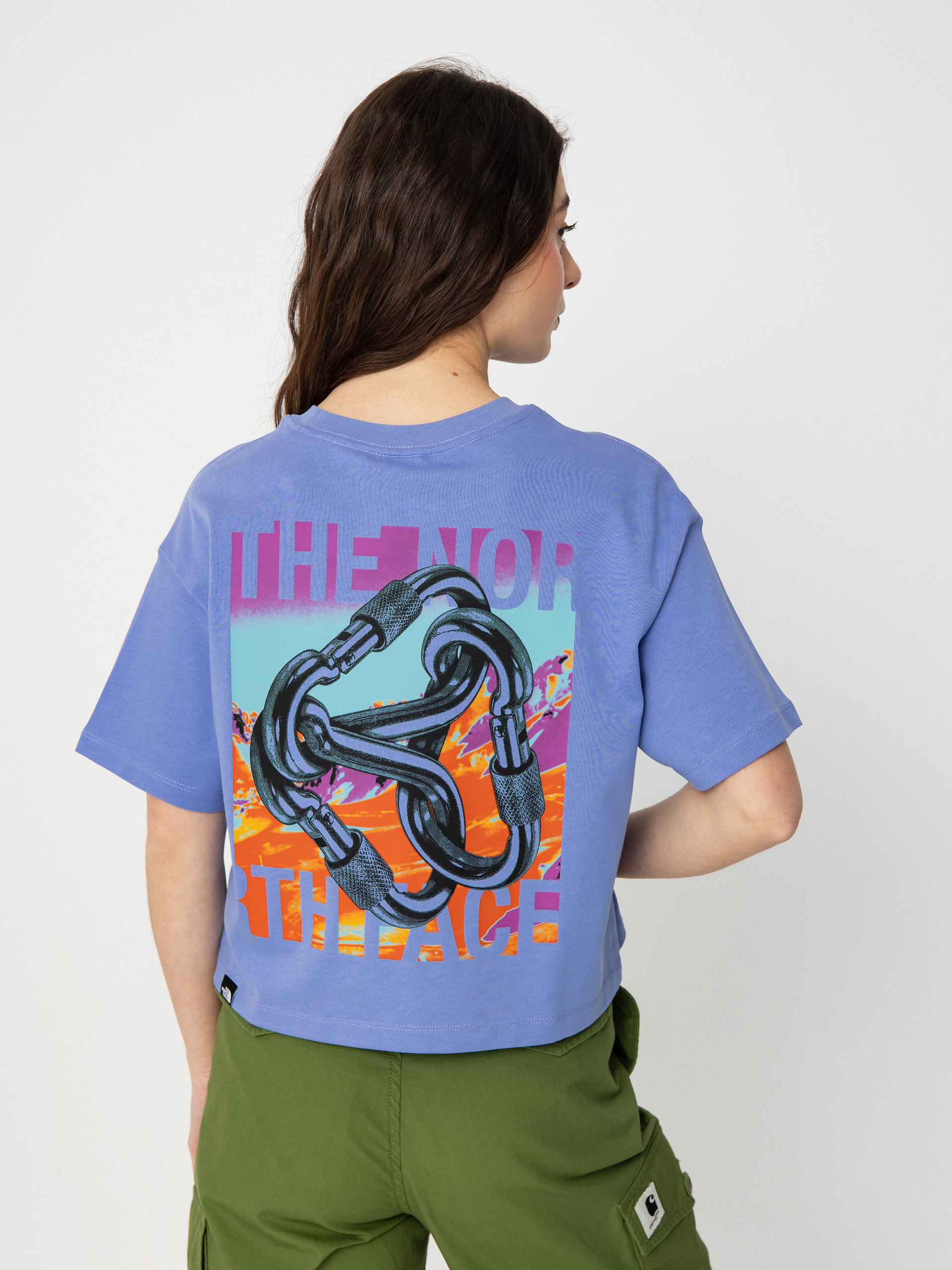 Tričko The North Face Graphic 2 Wmn (deep periwinkle)